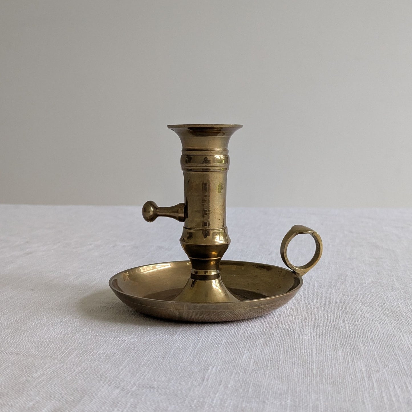 Tall Brass Chamberstick