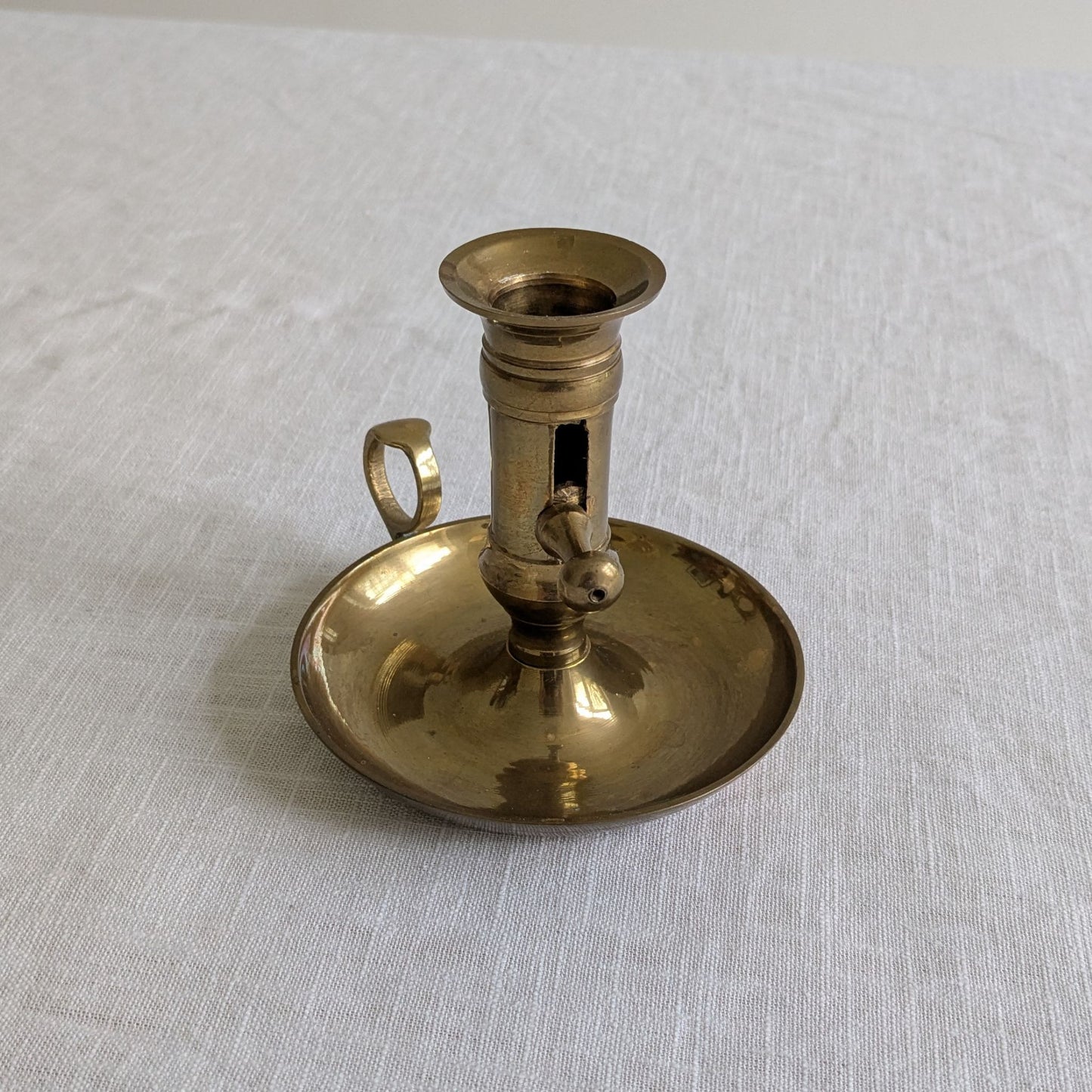 Tall Brass Chamberstick