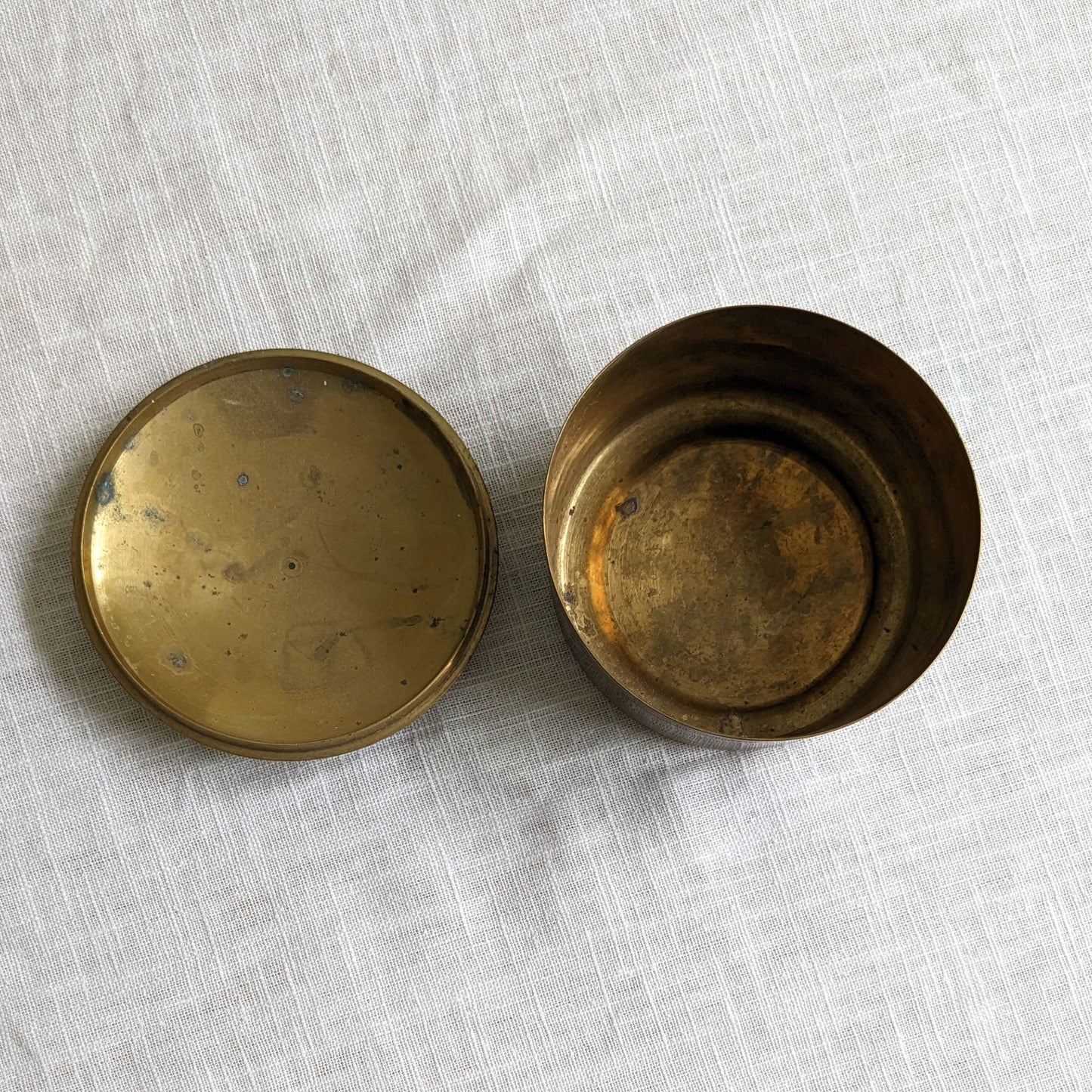 Floral Brass Box