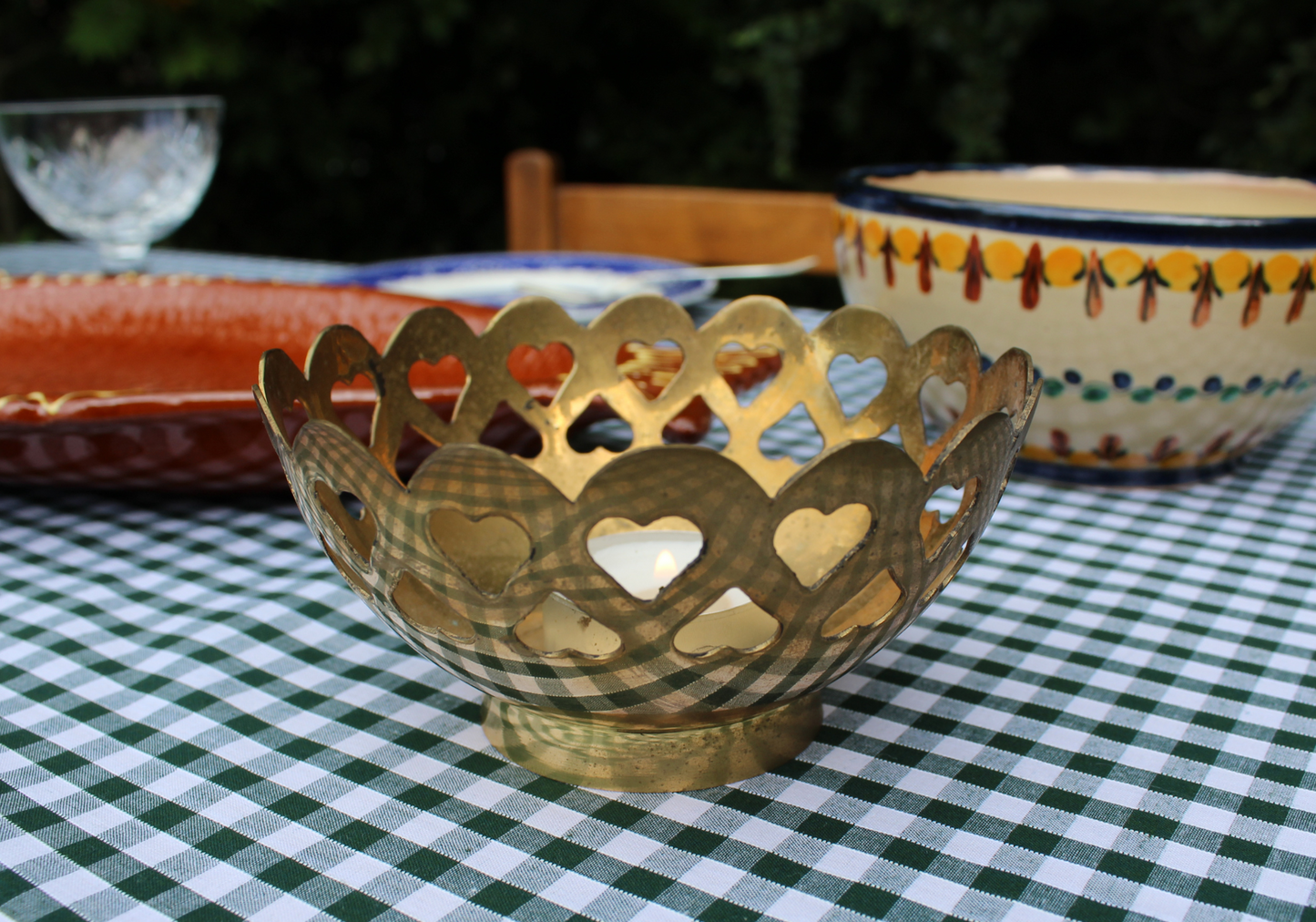 Brass Heart Bowl