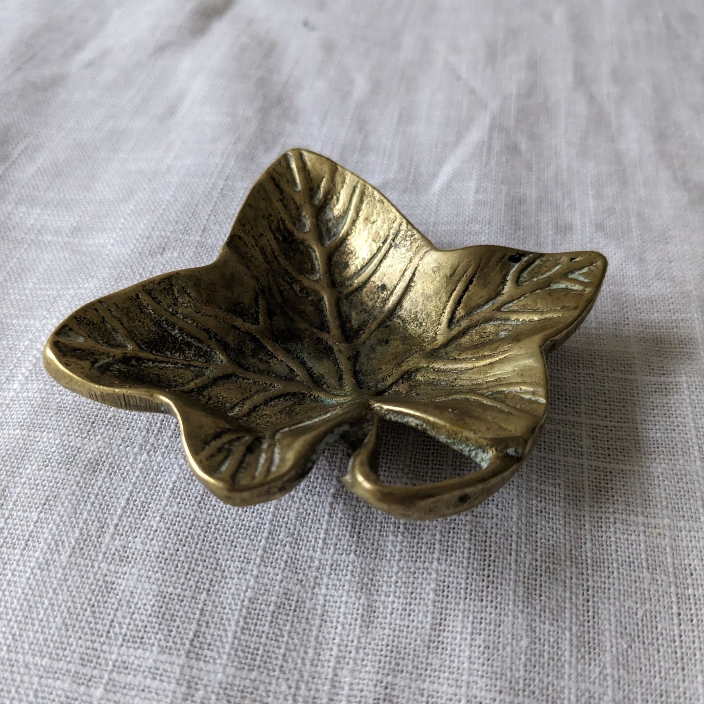 Brass Ivy Leaf Dish