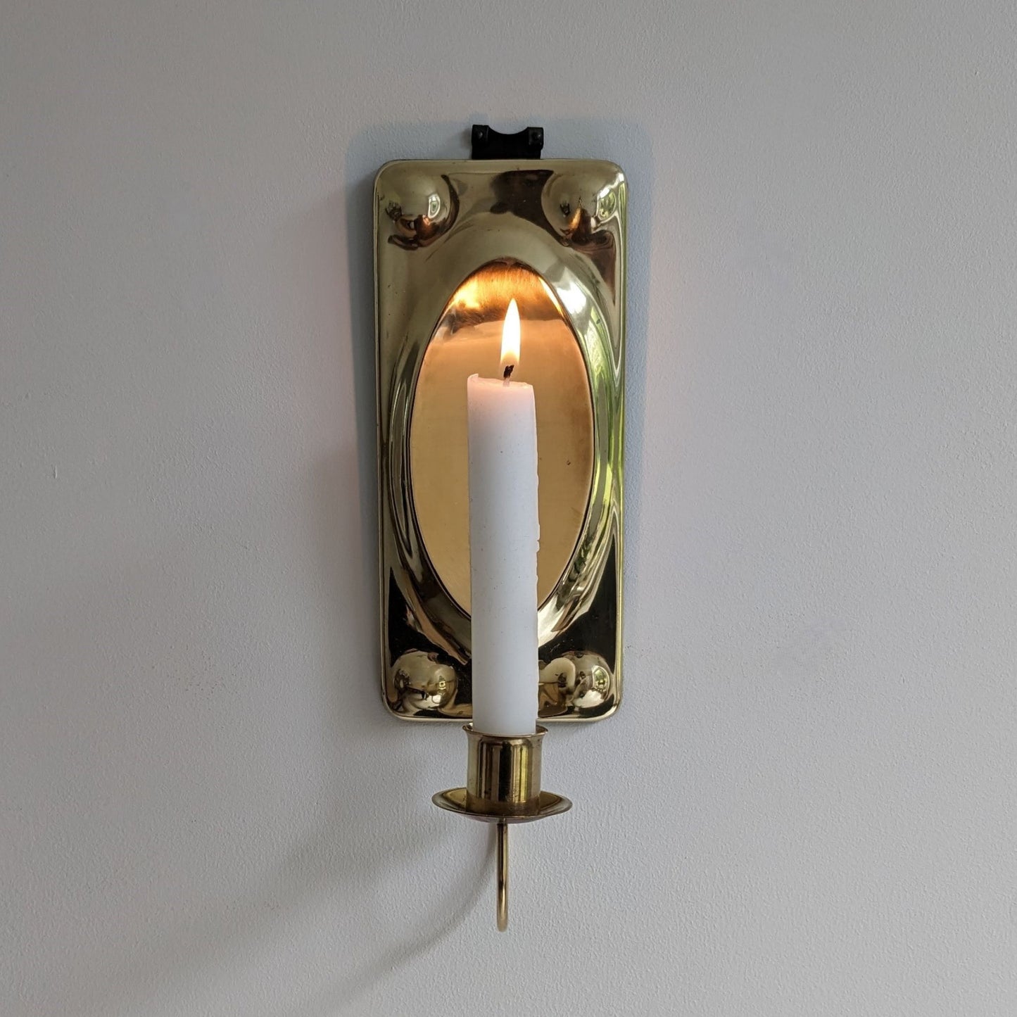 Mid Century Brass Sconce