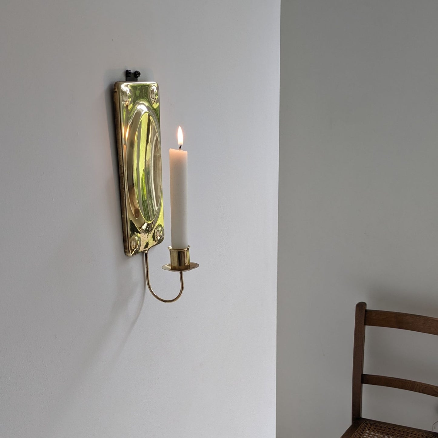 Mid Century Brass Sconce