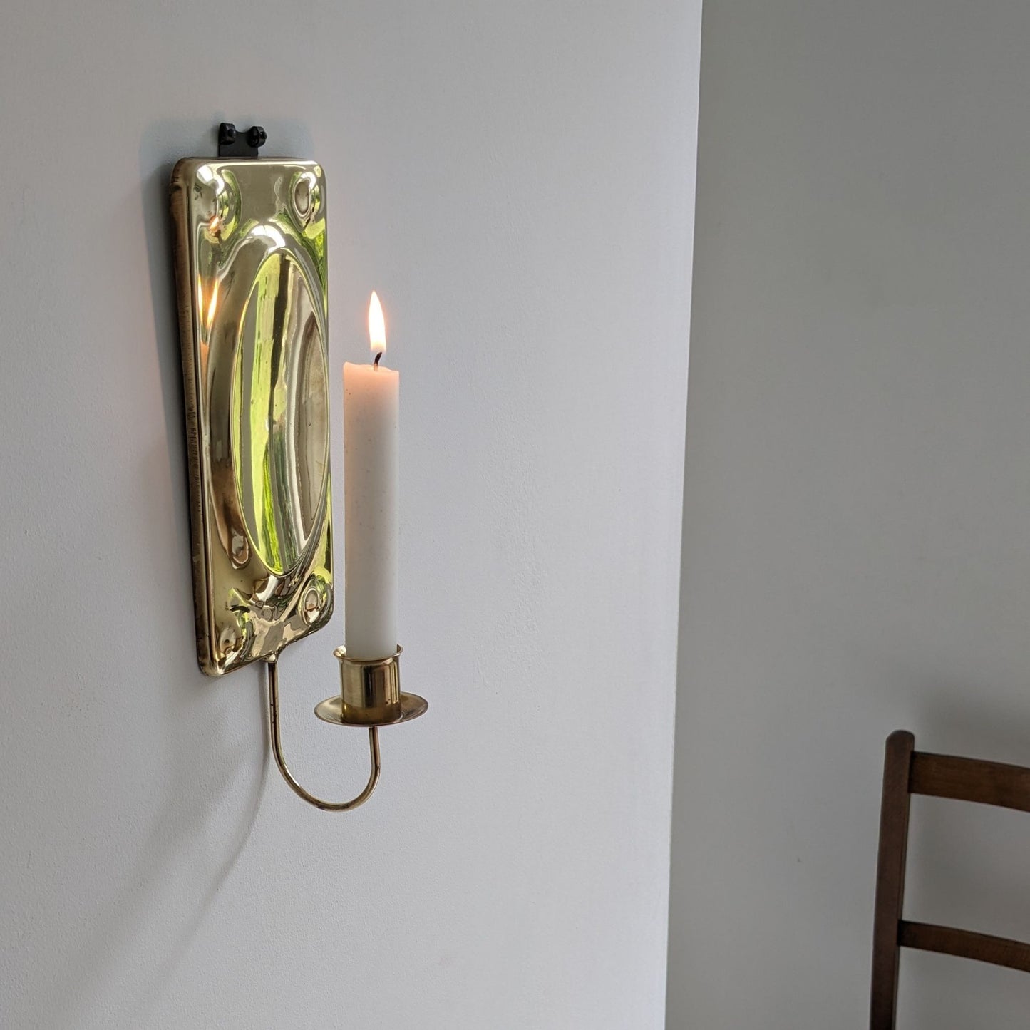 Mid Century Brass Sconce