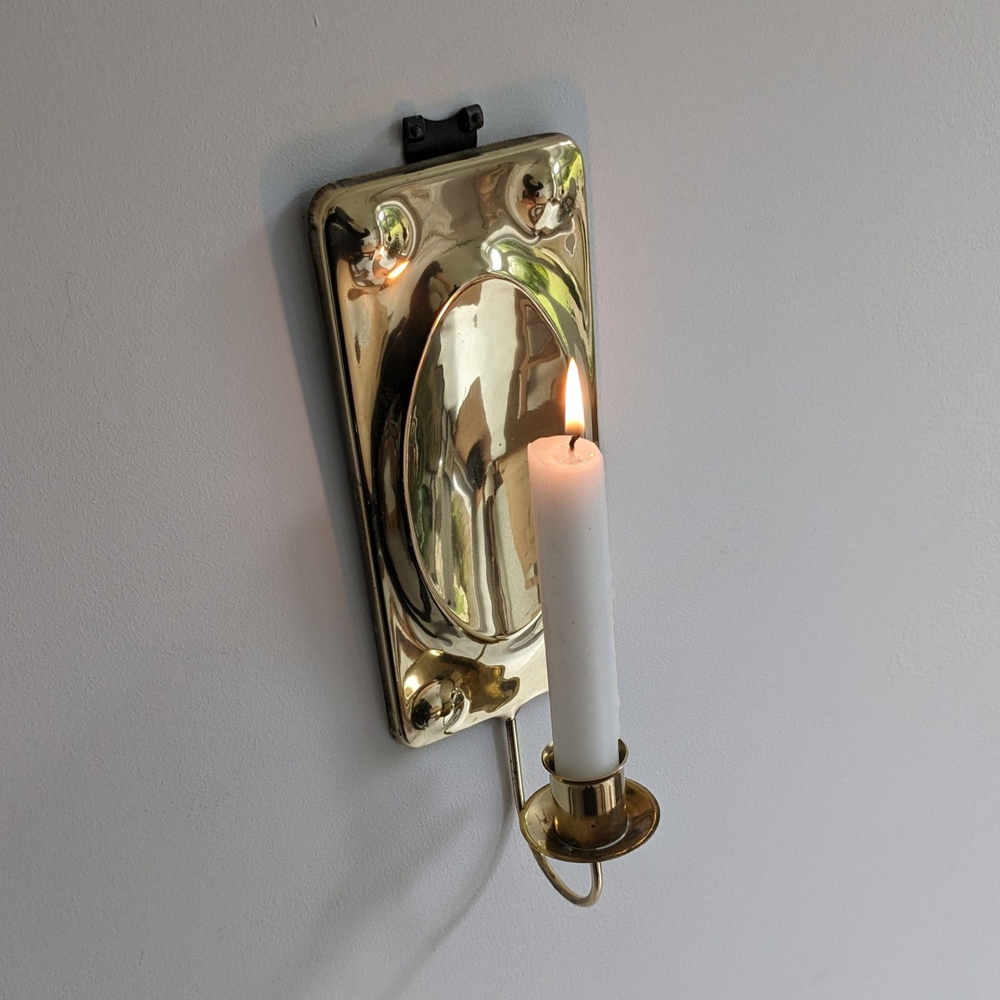 Mid Century Brass Sconce