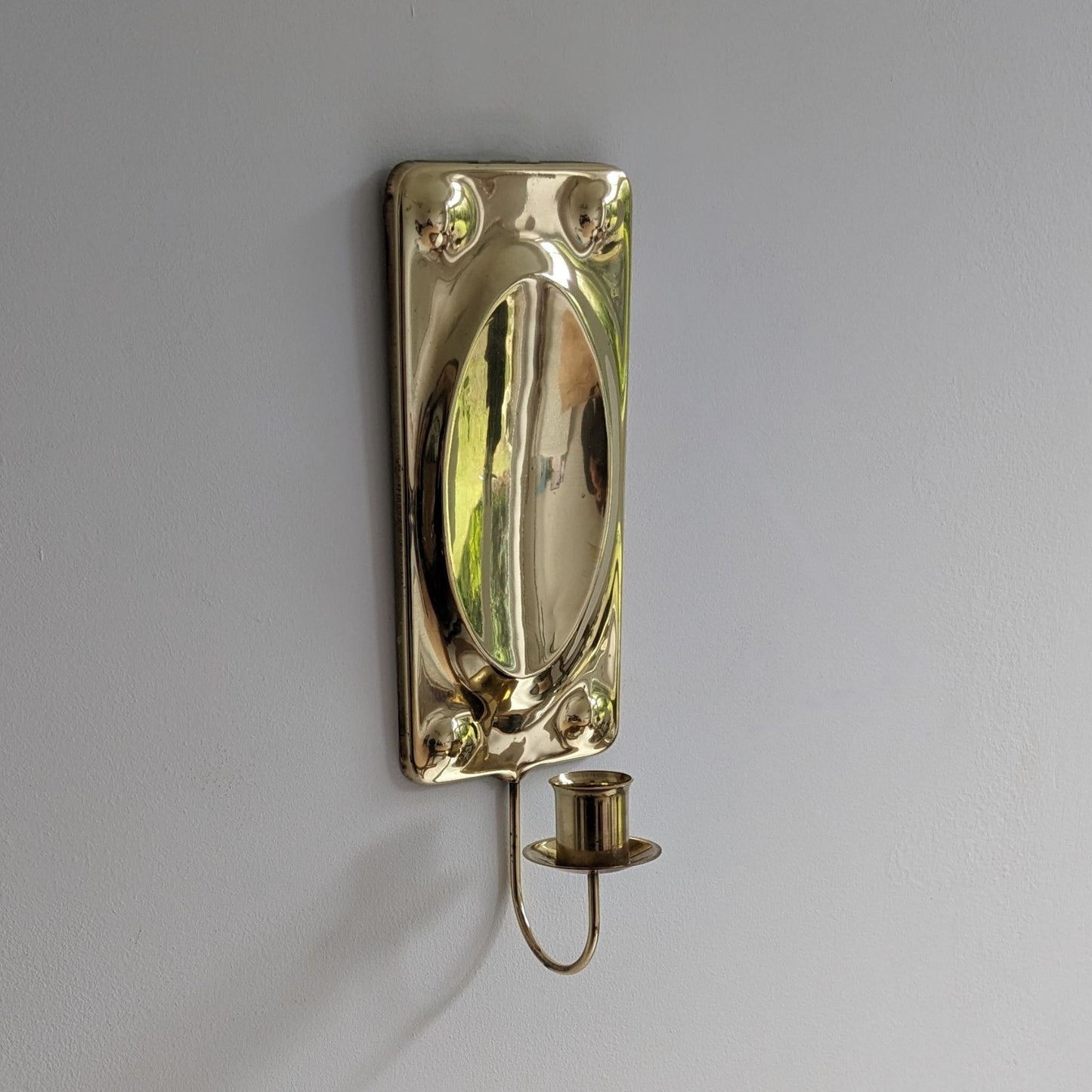 Mid Century Brass Sconce