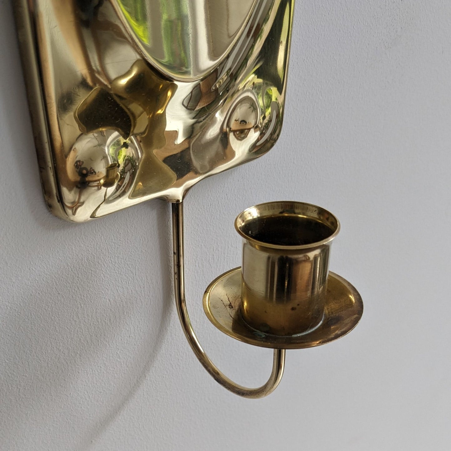 Mid Century Brass Sconce