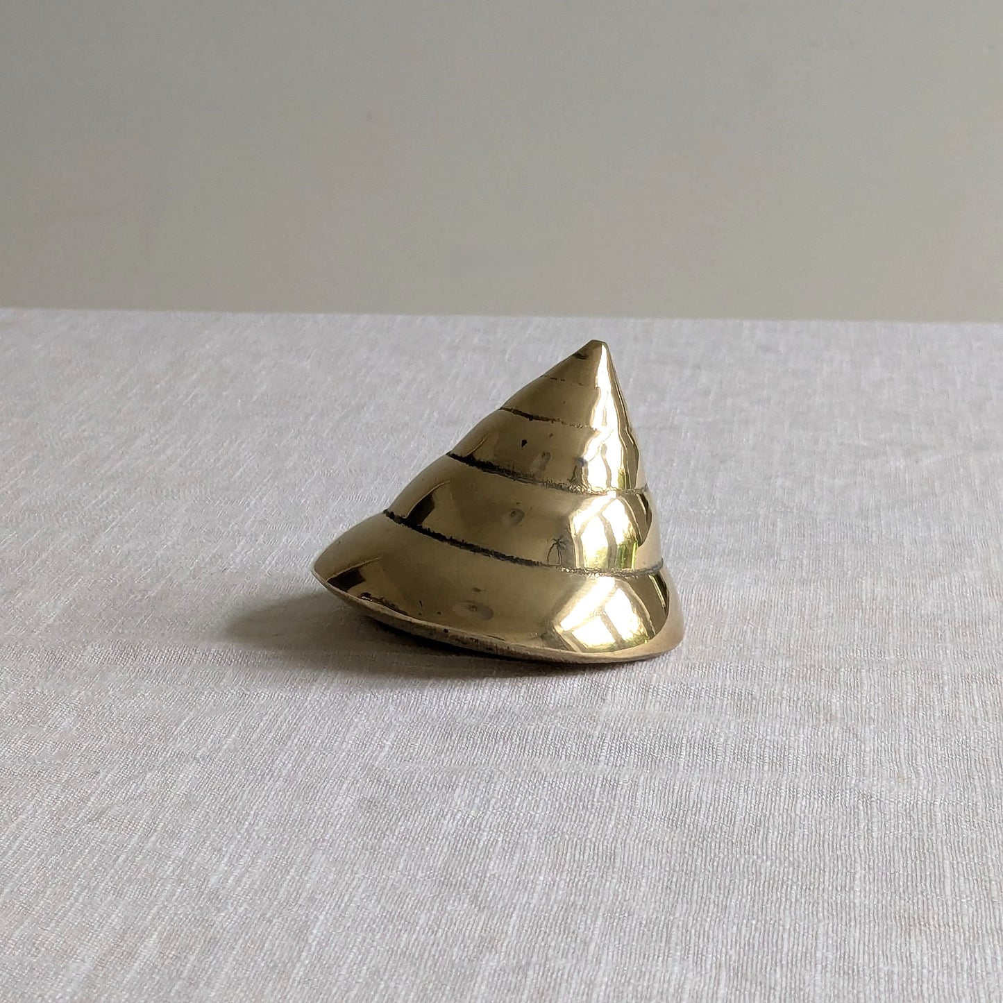 Mid Century Brass Shell