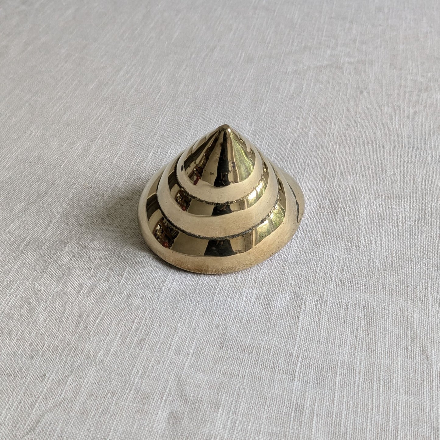 Mid Century Brass Shell