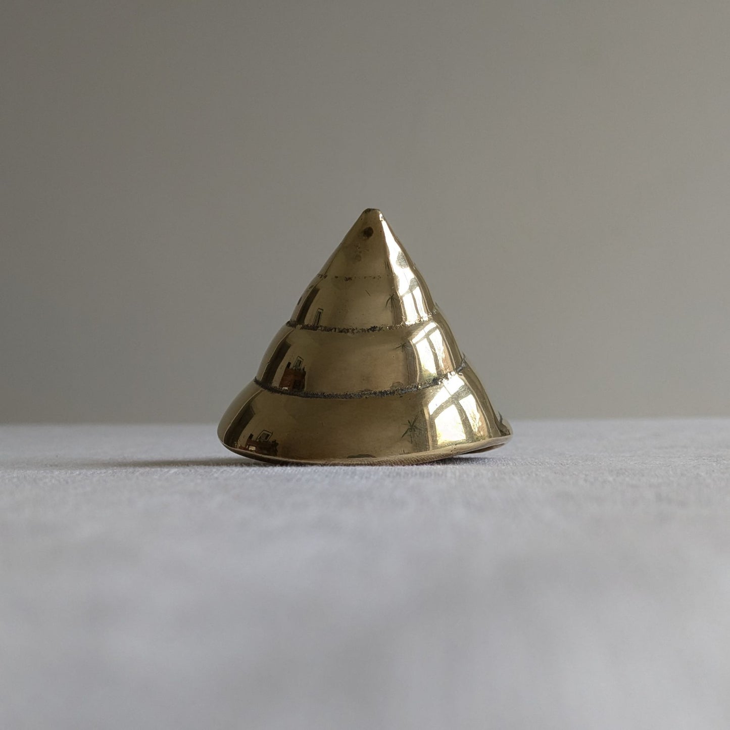 Mid Century Brass Shell