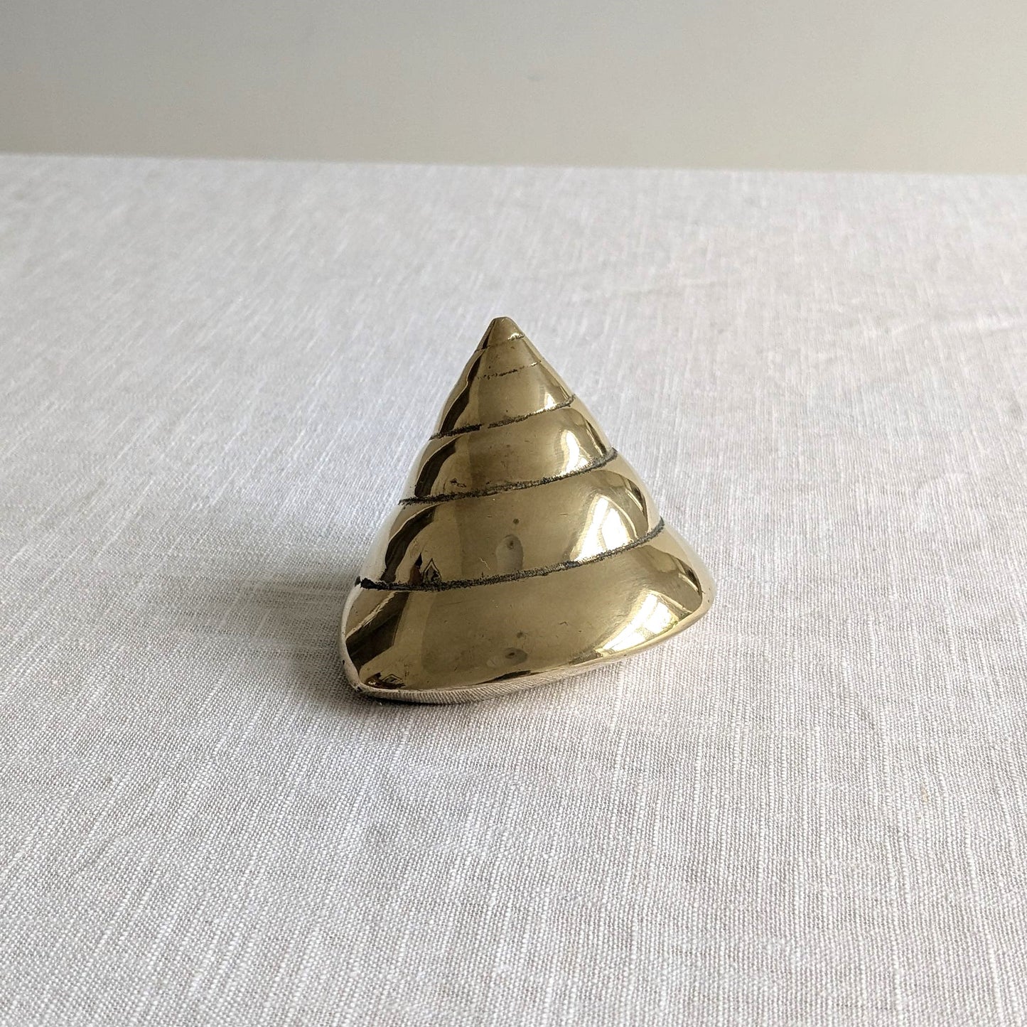 Mid Century Brass Shell