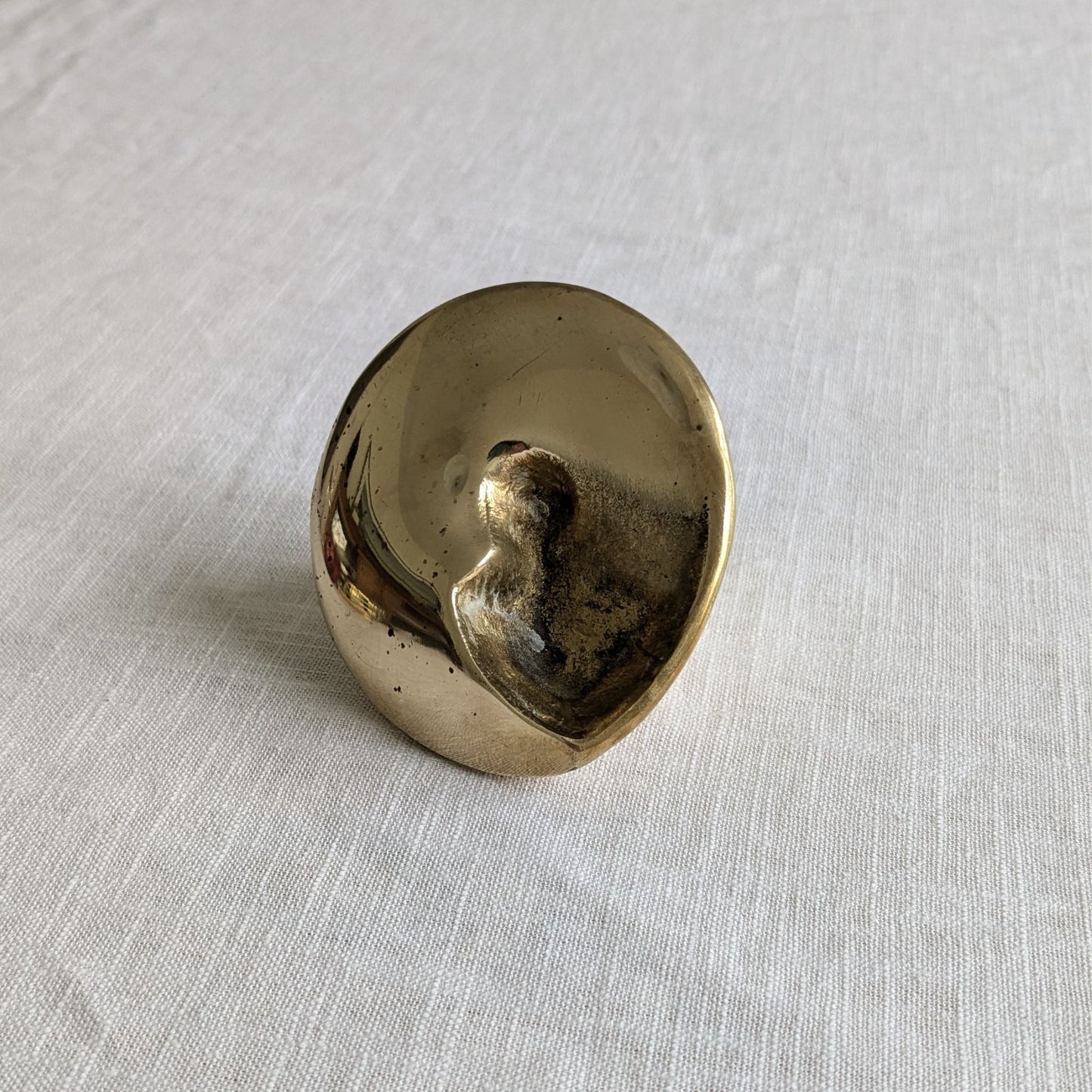 Mid Century Brass Shell