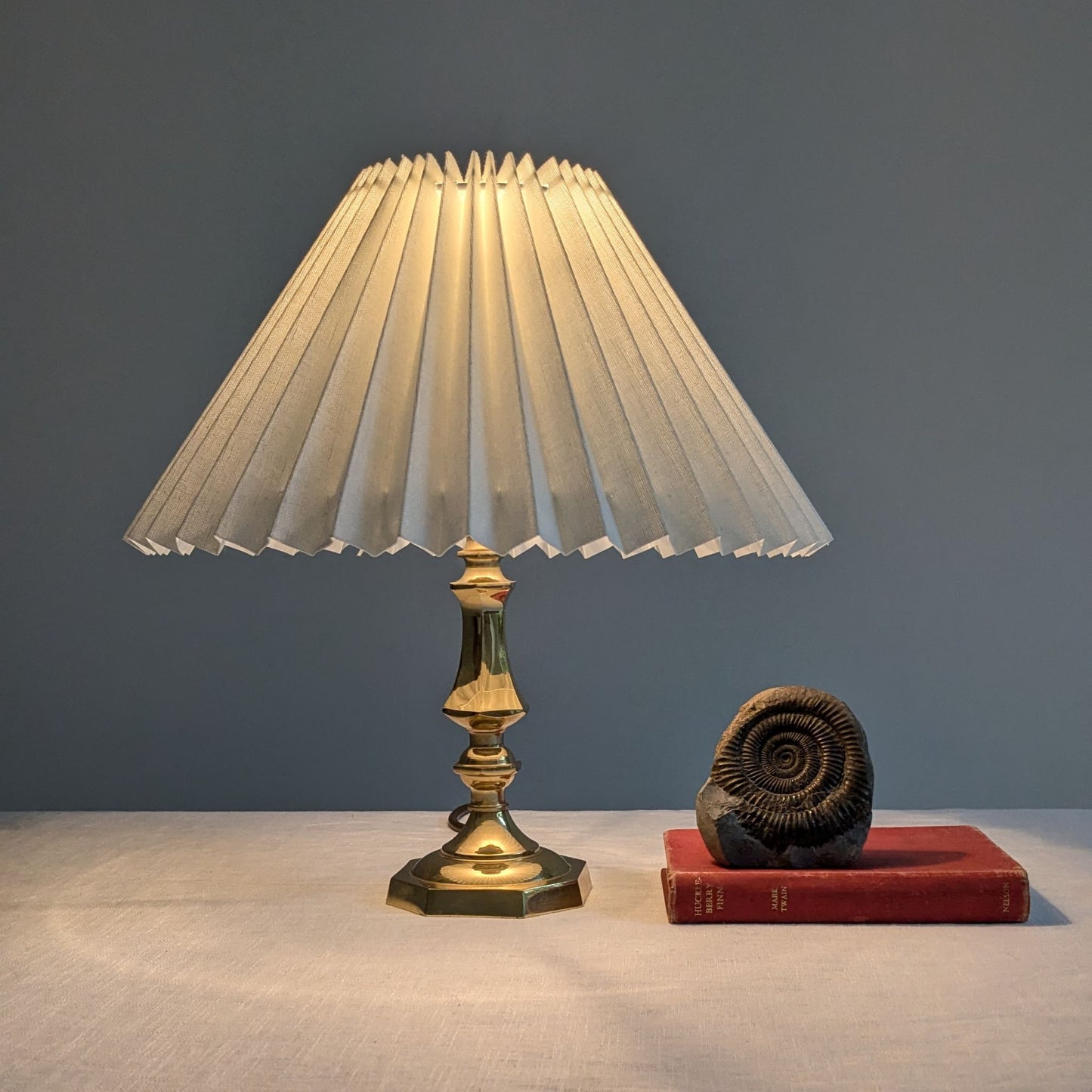 Shaped Brass Lamp