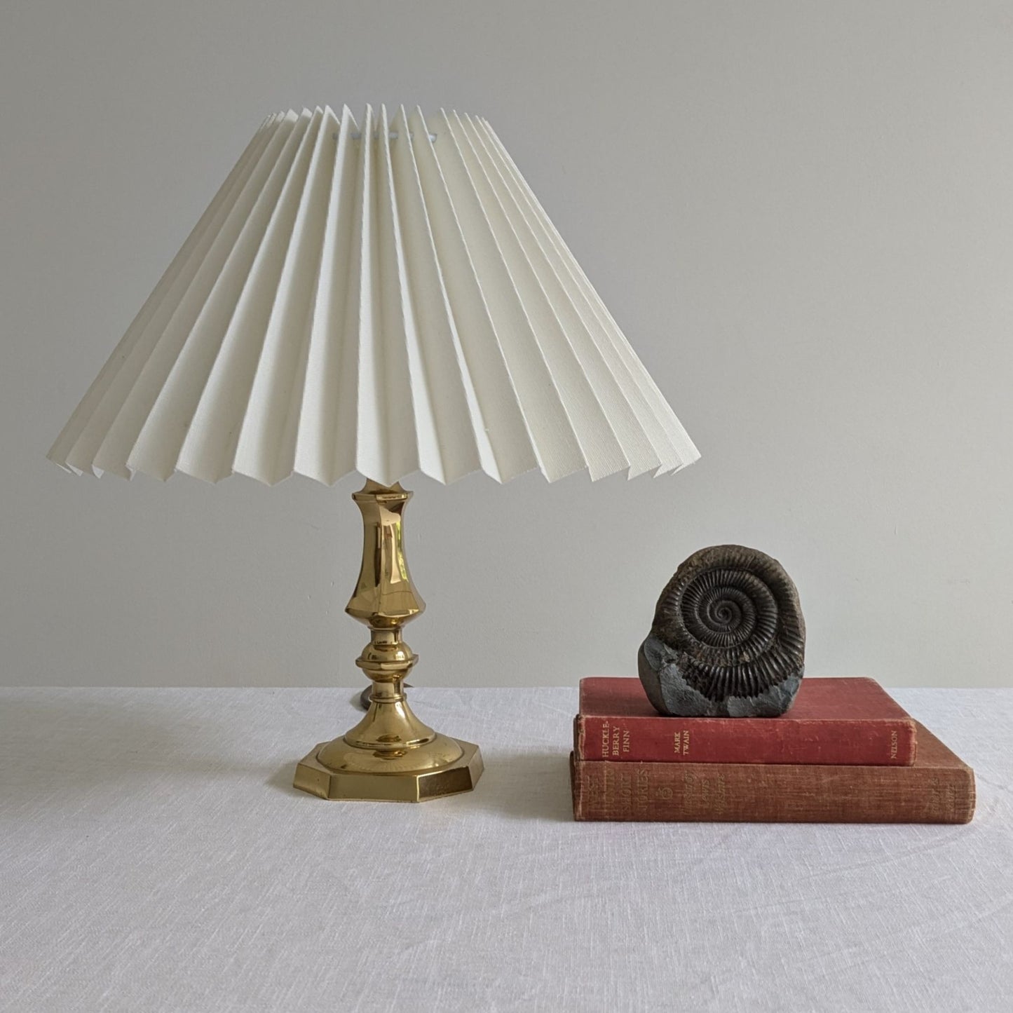 Shaped Brass Lamp