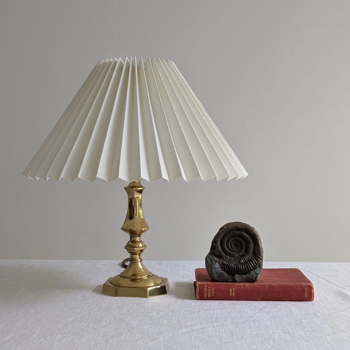 Shaped Brass Lamp