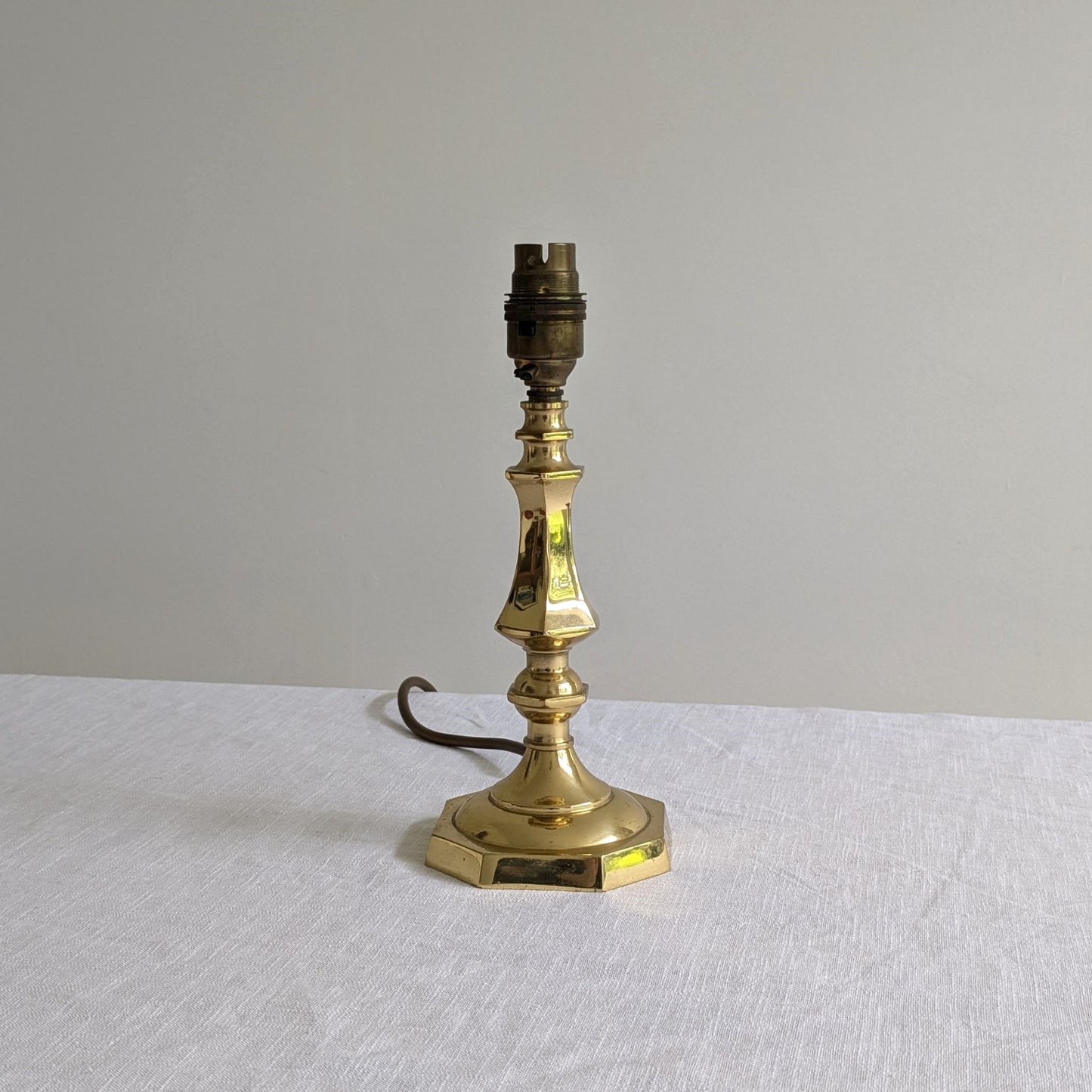 Shaped Brass Lamp