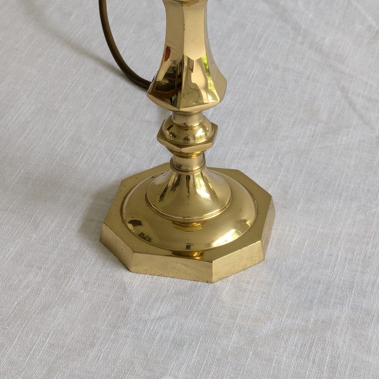 Shaped Brass Lamp