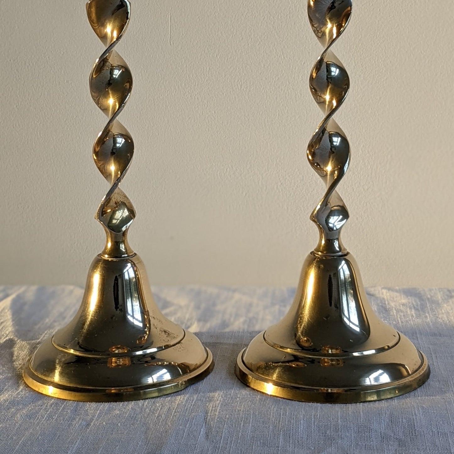 Ribbon Twist Candlesticks