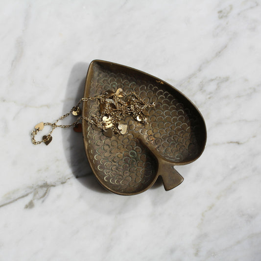 Brass Spade Dish