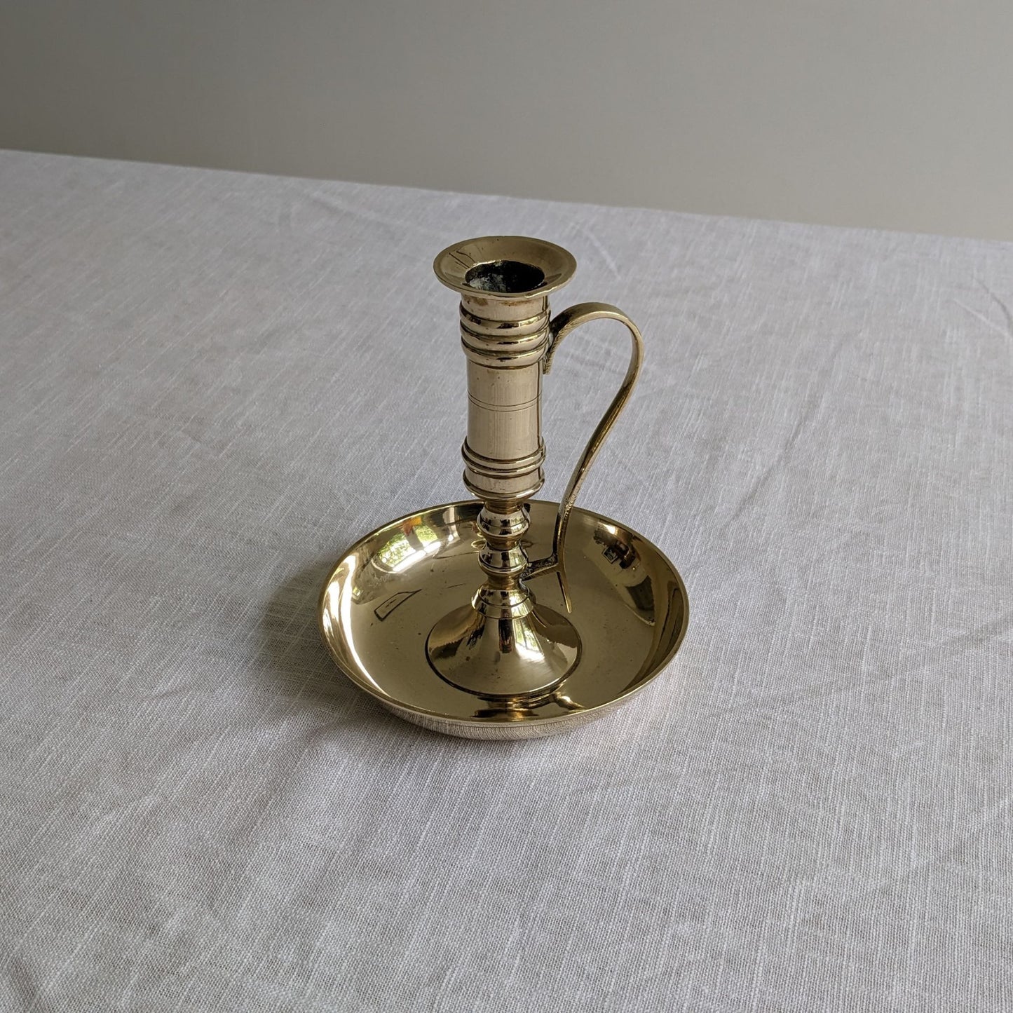 Tall Brass Chamberstick