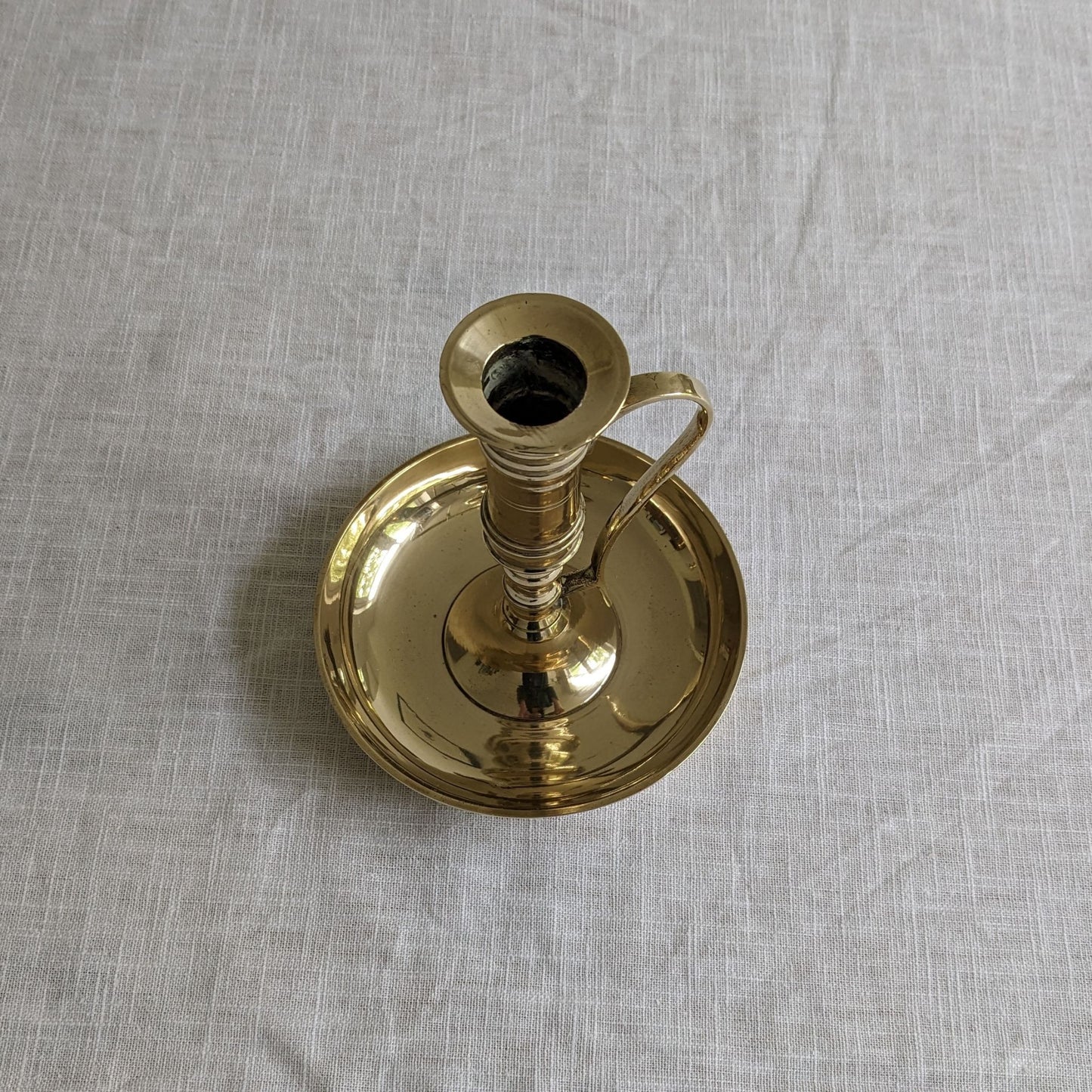 Tall Brass Chamberstick