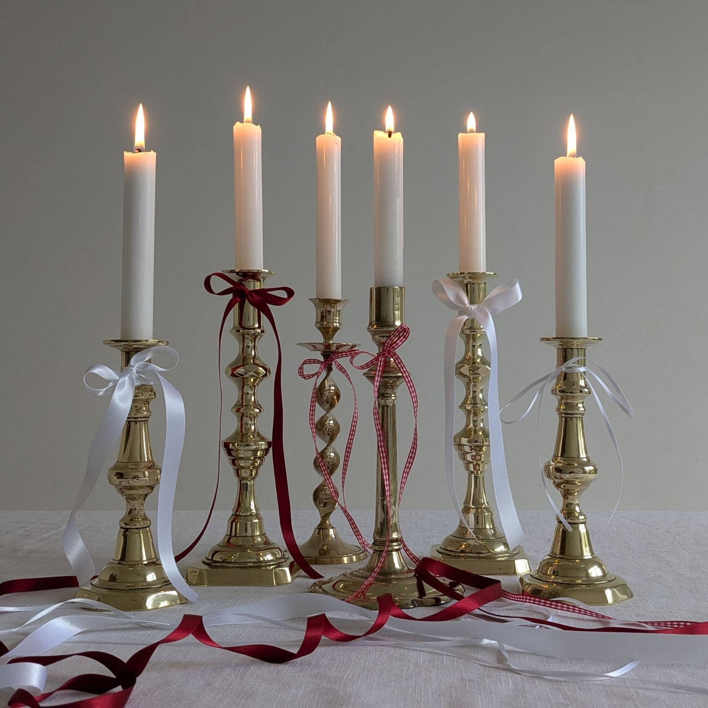 Antique Wavy Base Candlestick