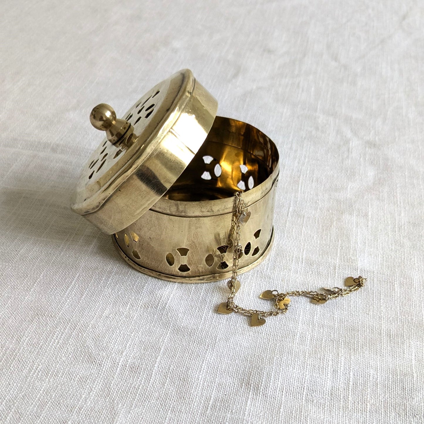 Brass Trinket Pot