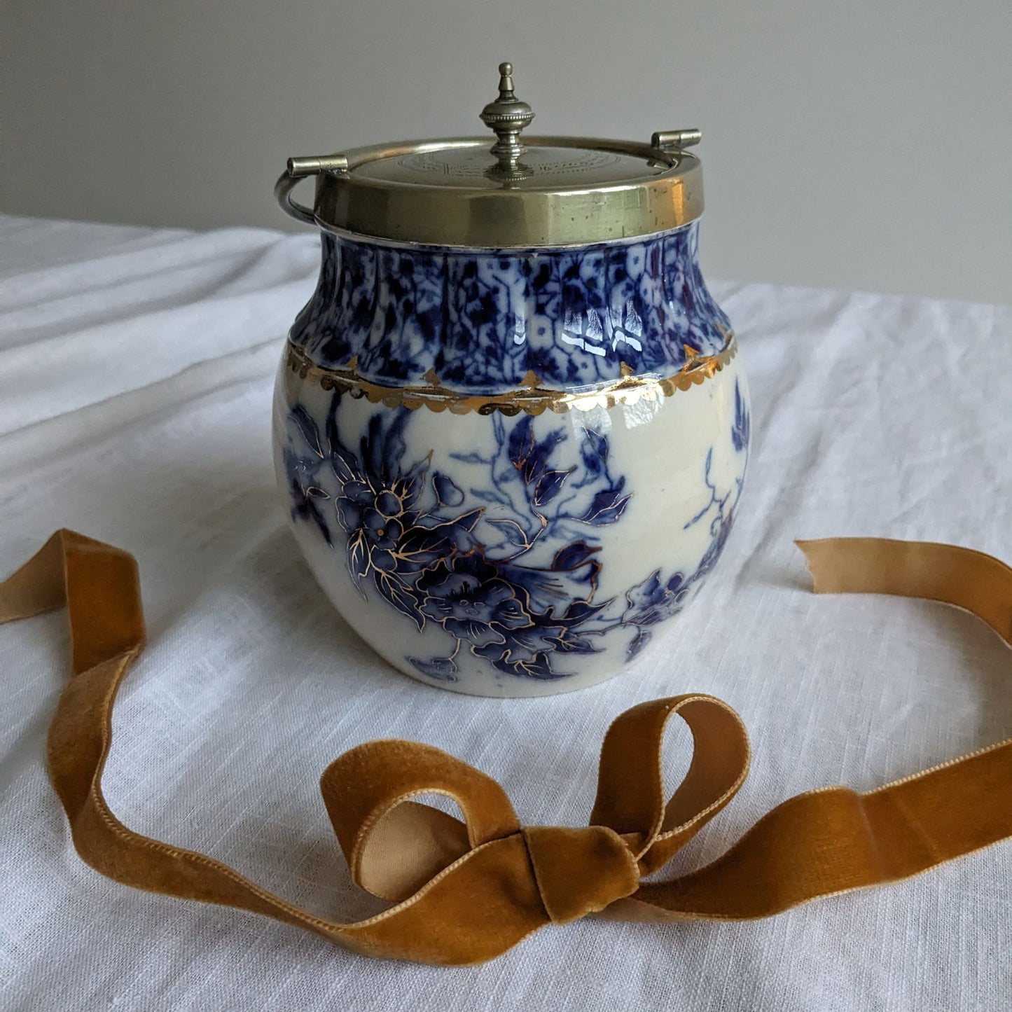 Antique Carlton Ware Biscuit Barrel