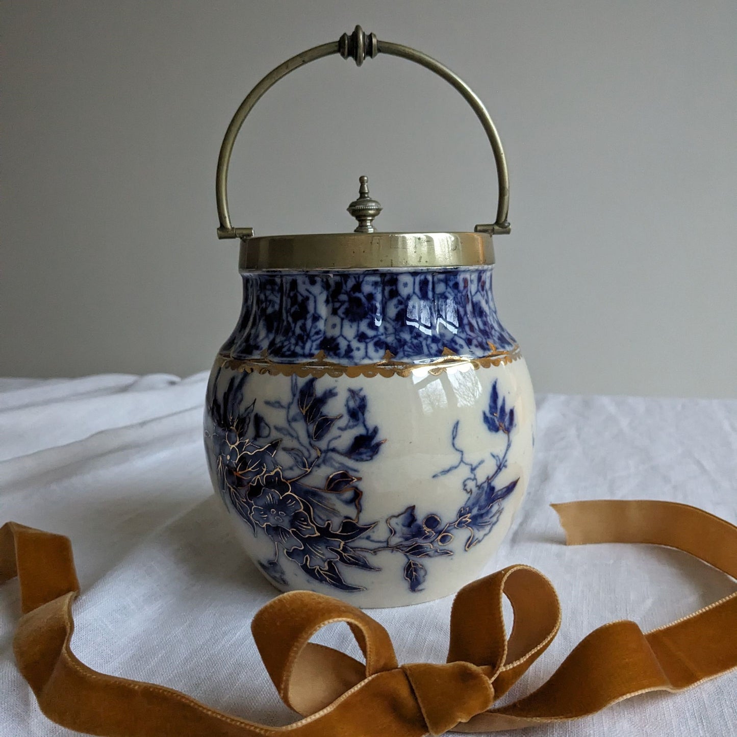 Antique Carlton Ware Biscuit Barrel