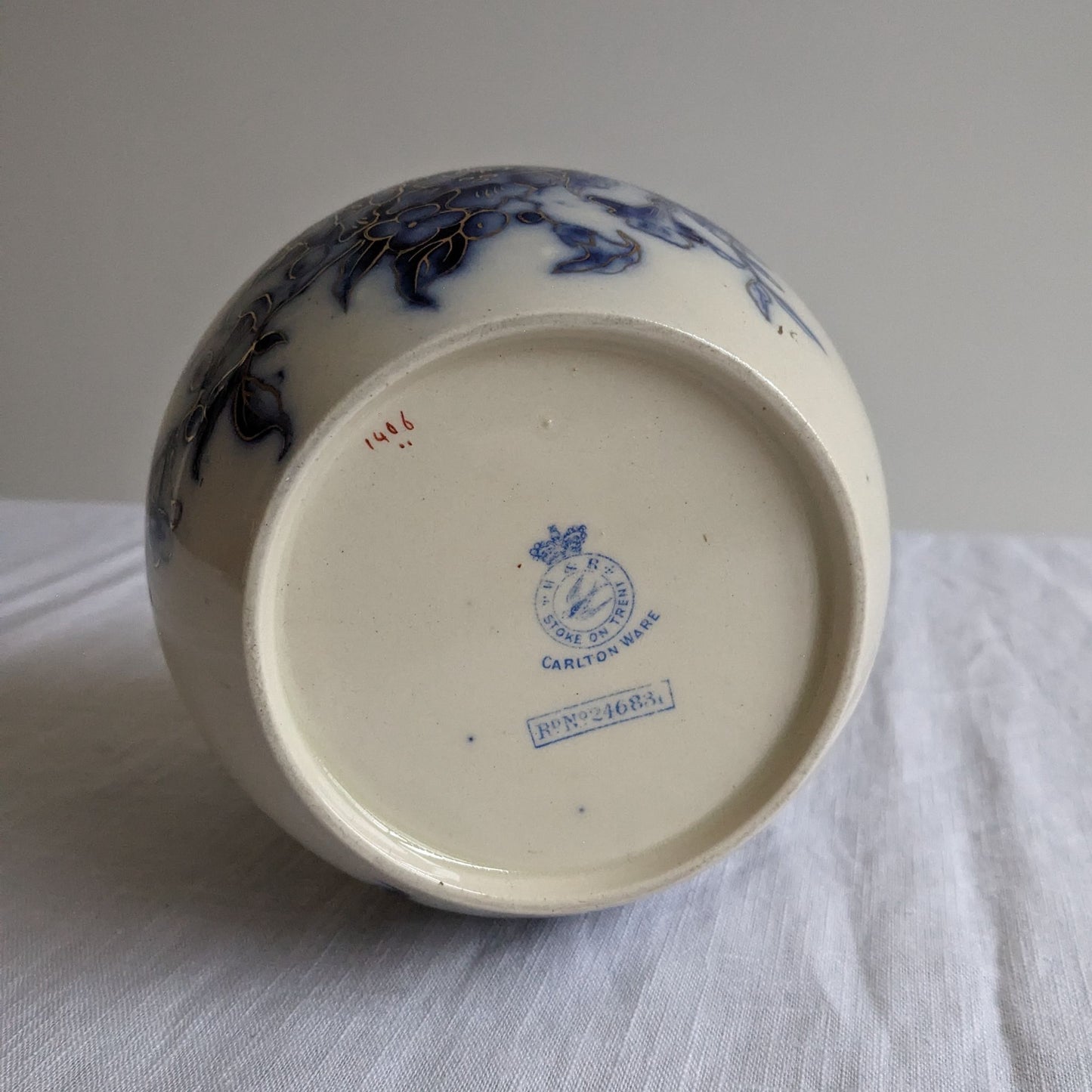 Antique Carlton Ware Biscuit Barrel