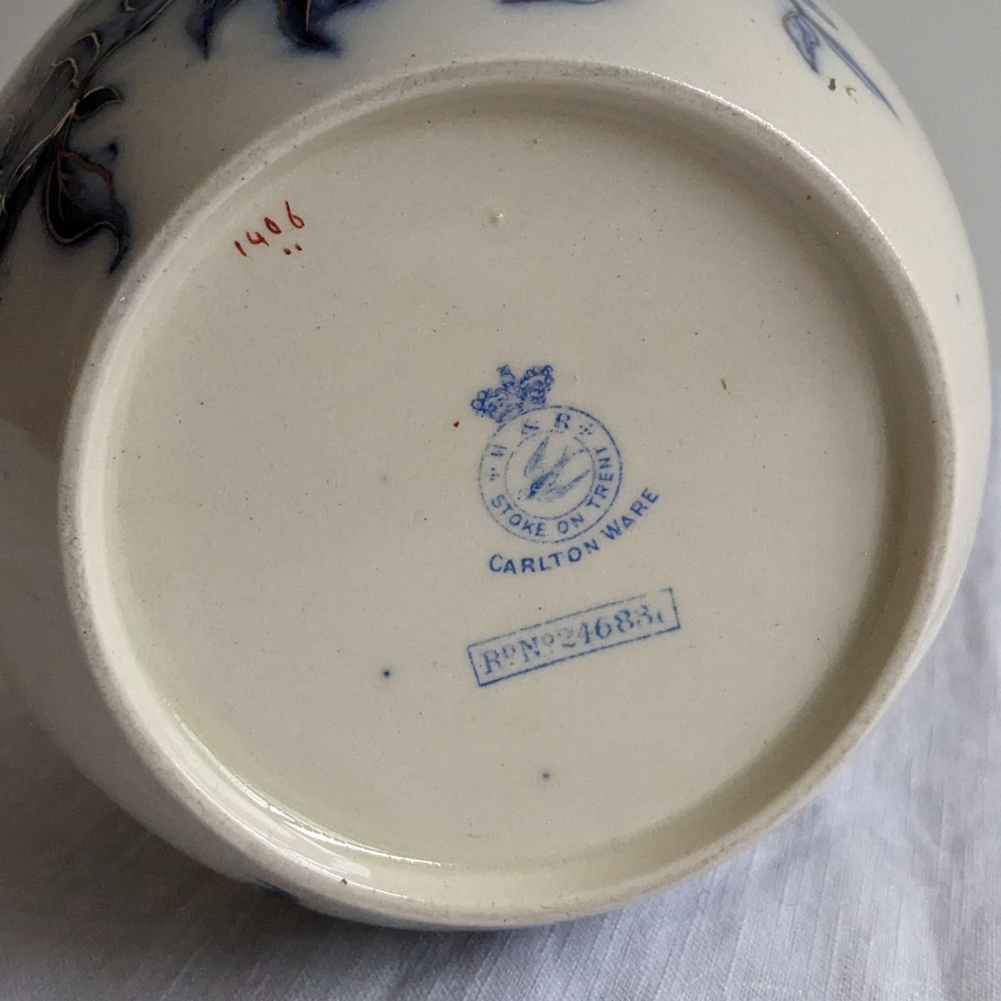 Antique Carlton Ware Biscuit Barrel