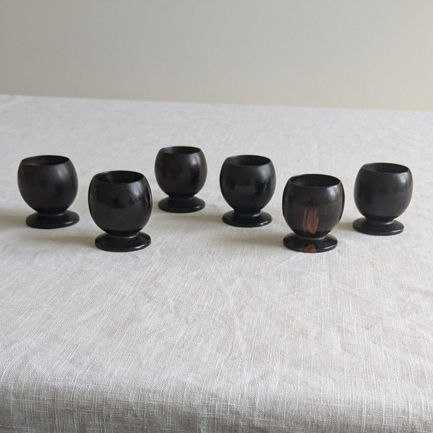 Turned Wood Egg Cups