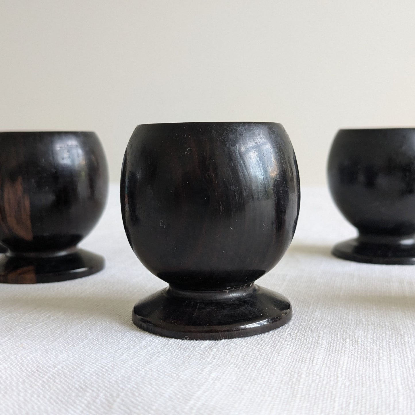 Turned Wood Egg Cups