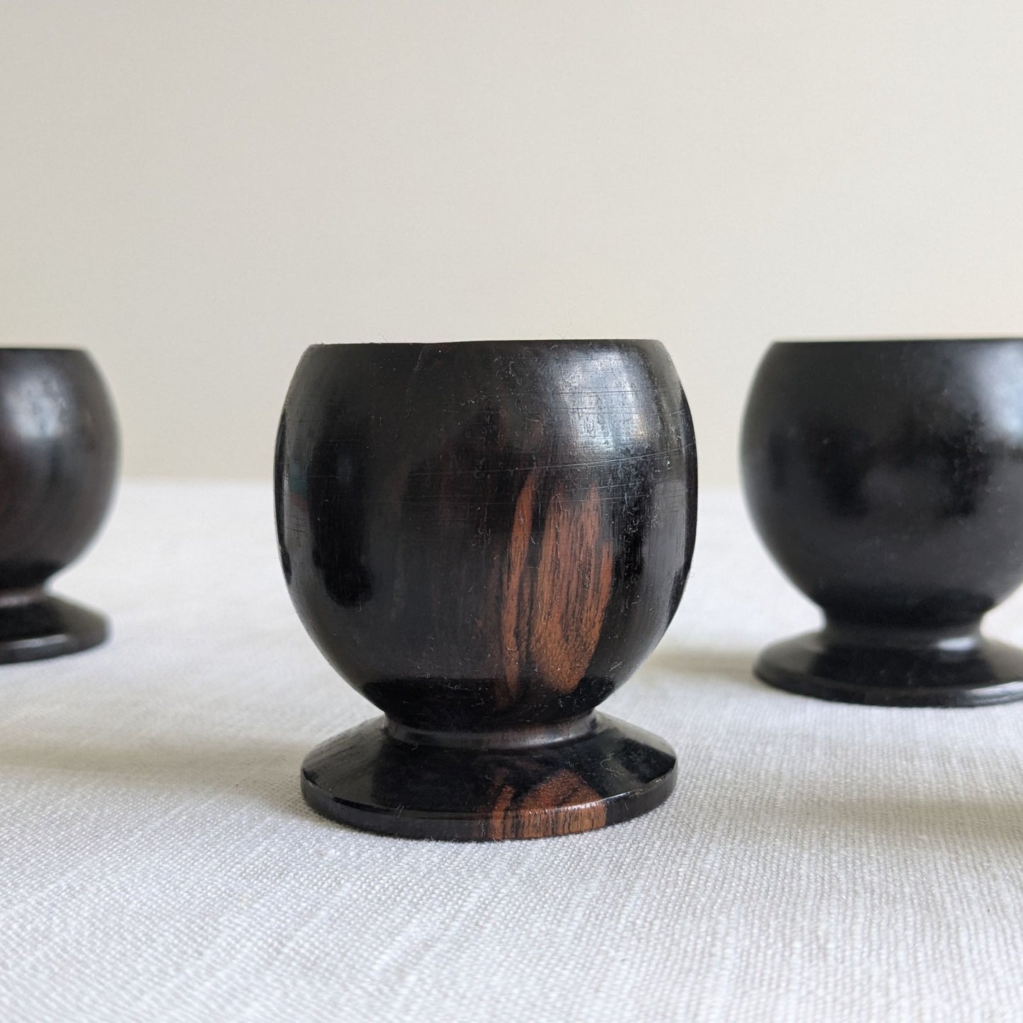 Turned Wood Egg Cups