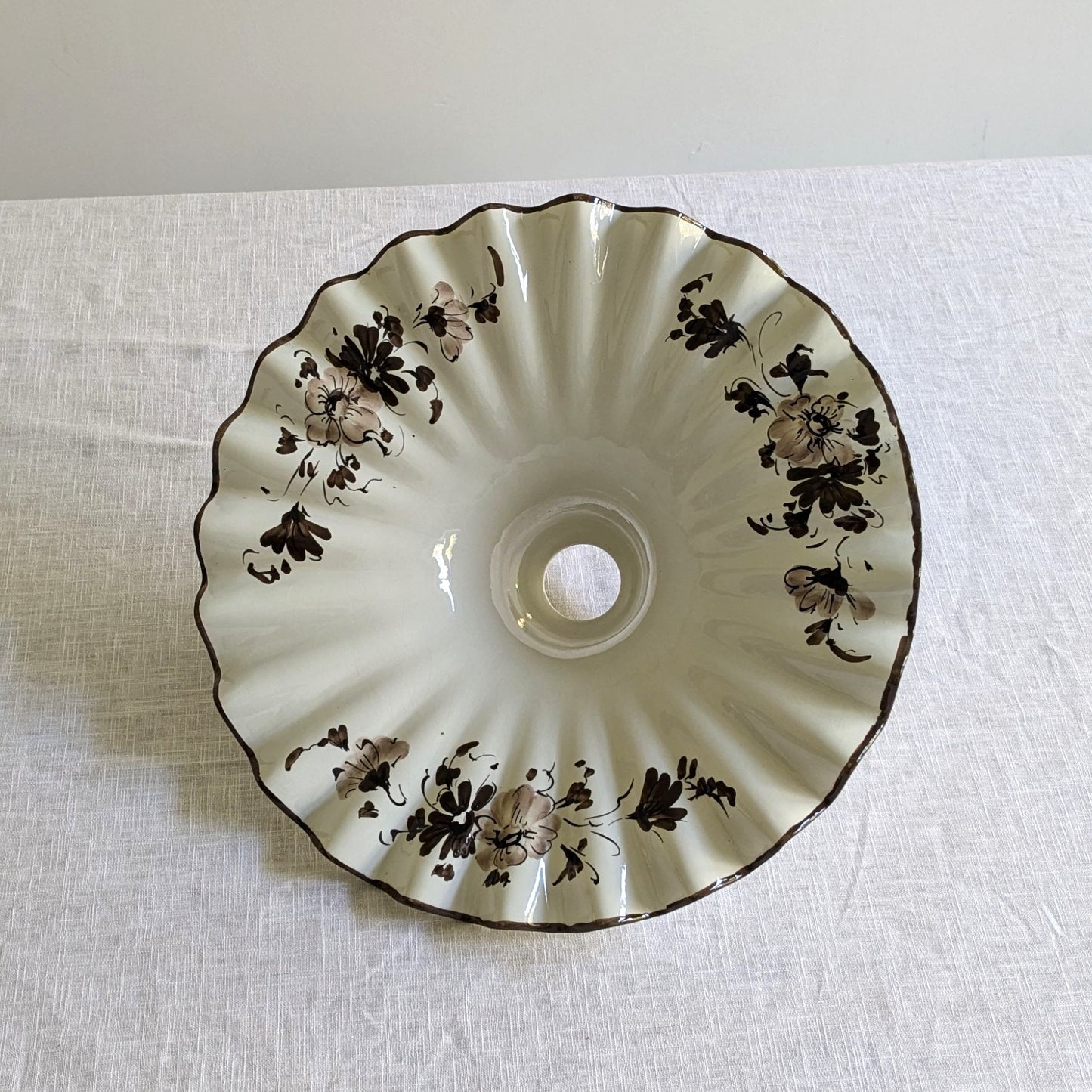 Ceramic Floral Ceiling Light