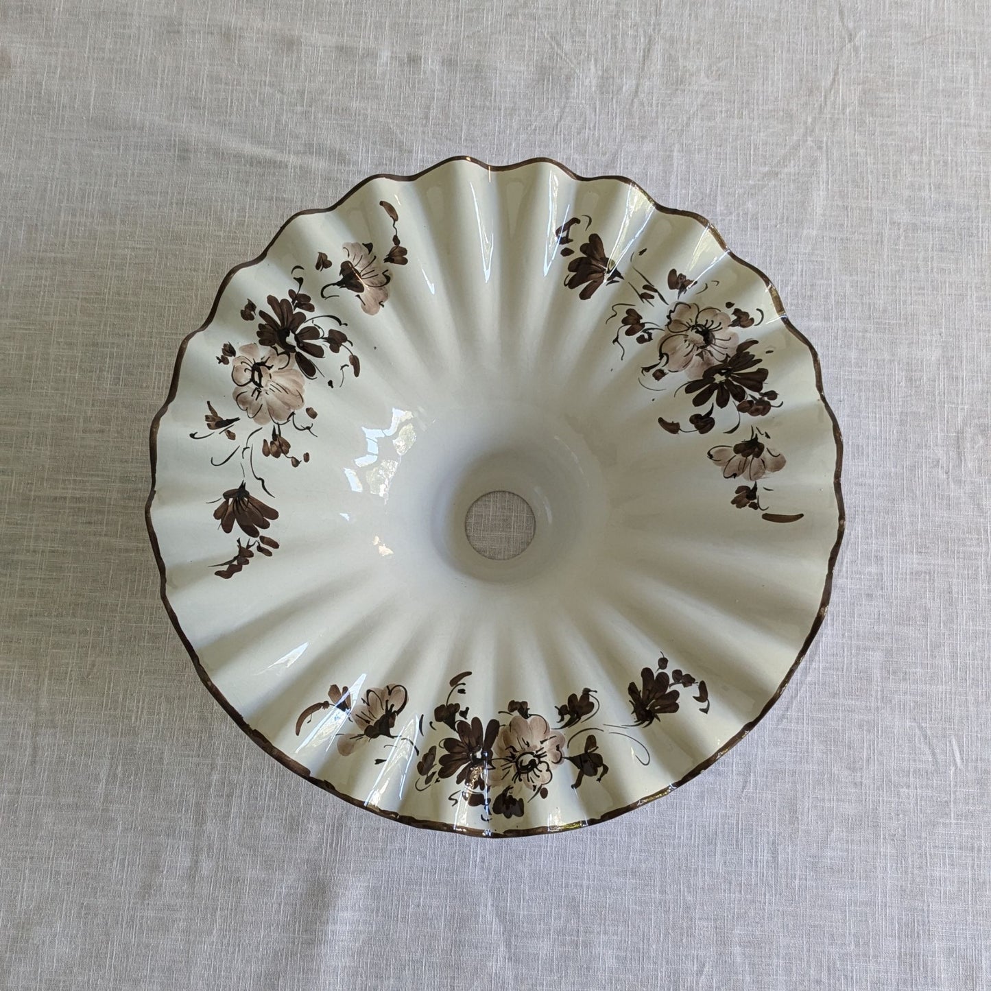 Ceramic Floral Ceiling Light