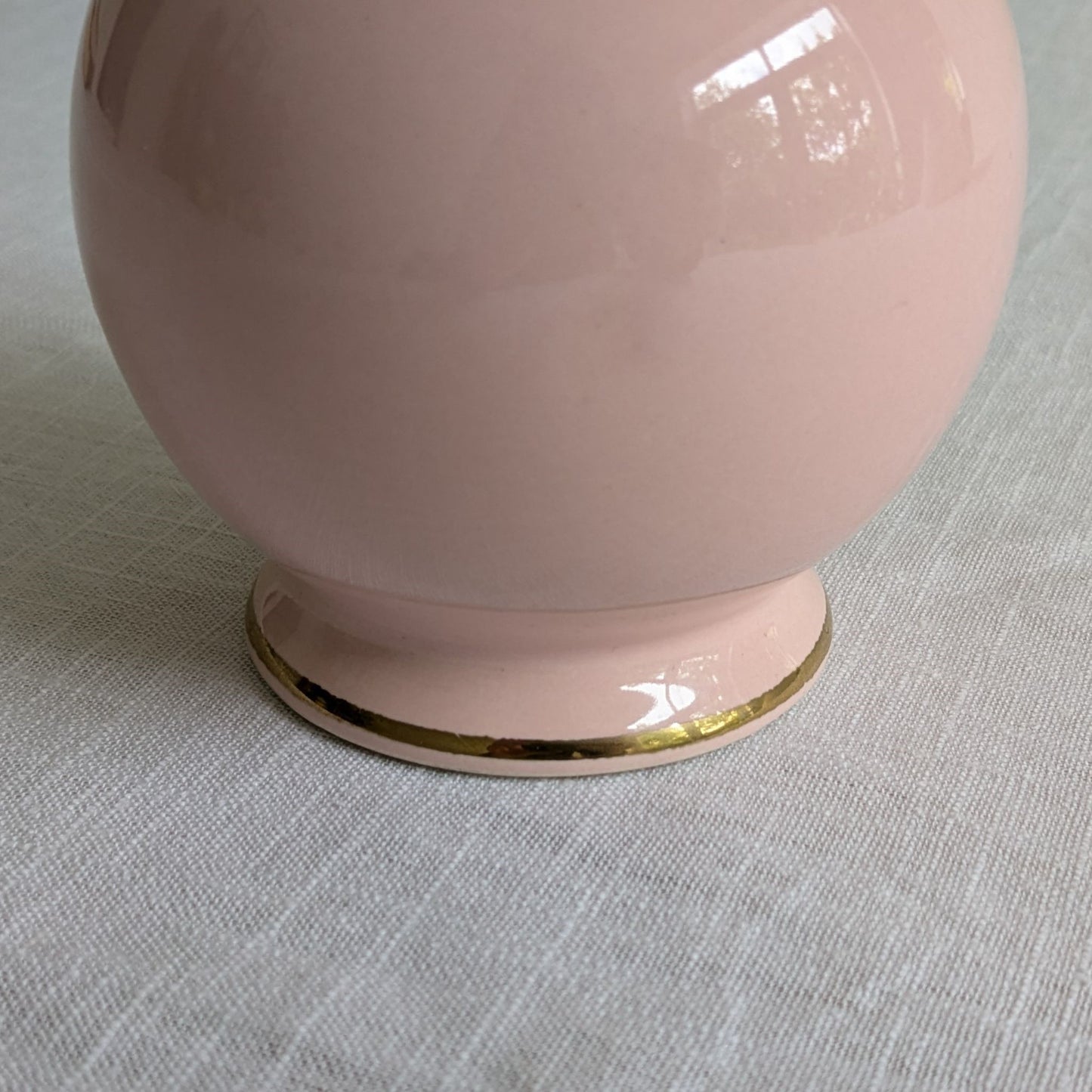 1980s Pink Ceramic Lamp