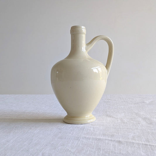 Cream Ceramic Flagon