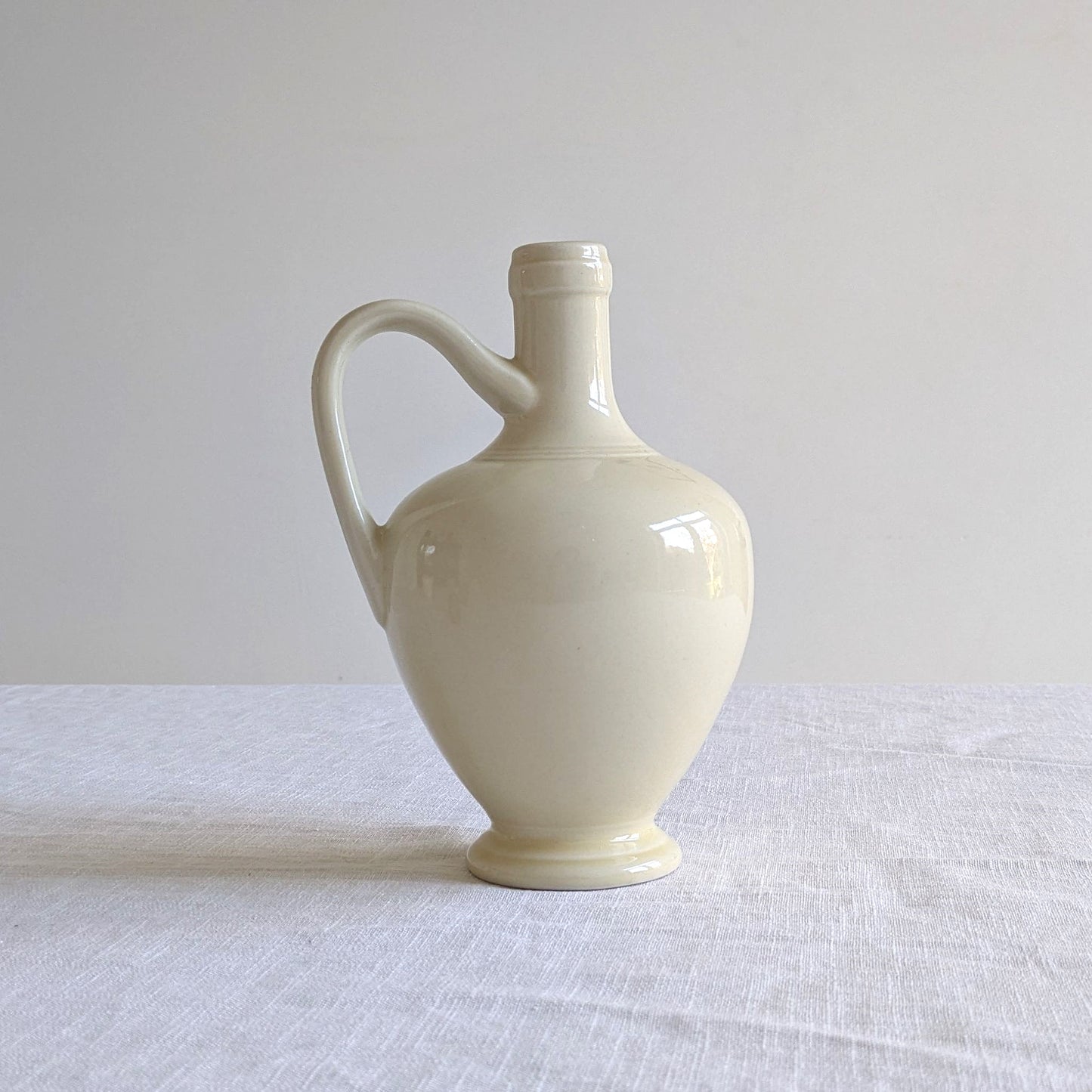 Cream Ceramic Flagon