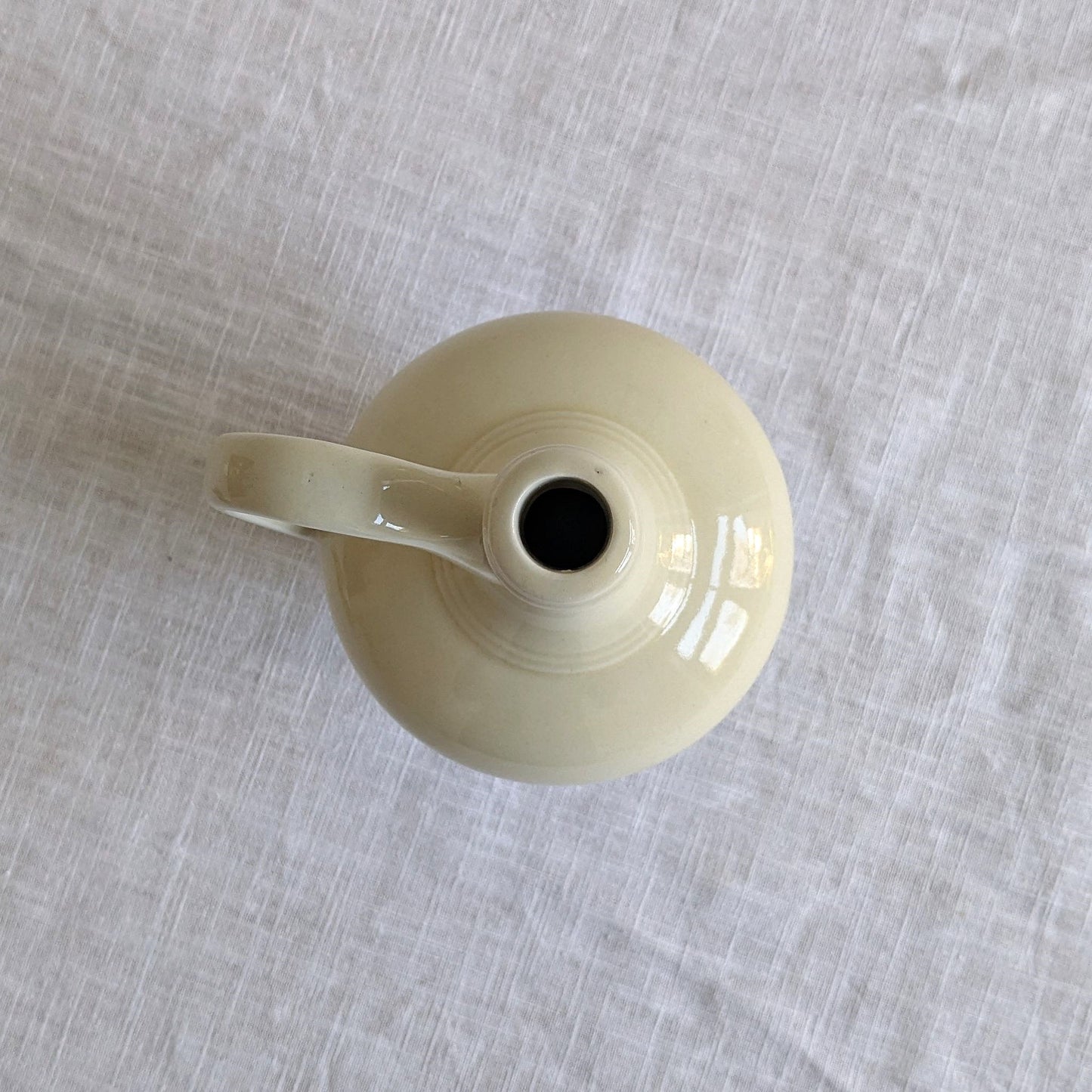 Cream Ceramic Flagon