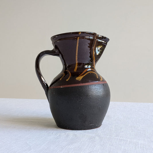 Abstract Slipware Pitcher
