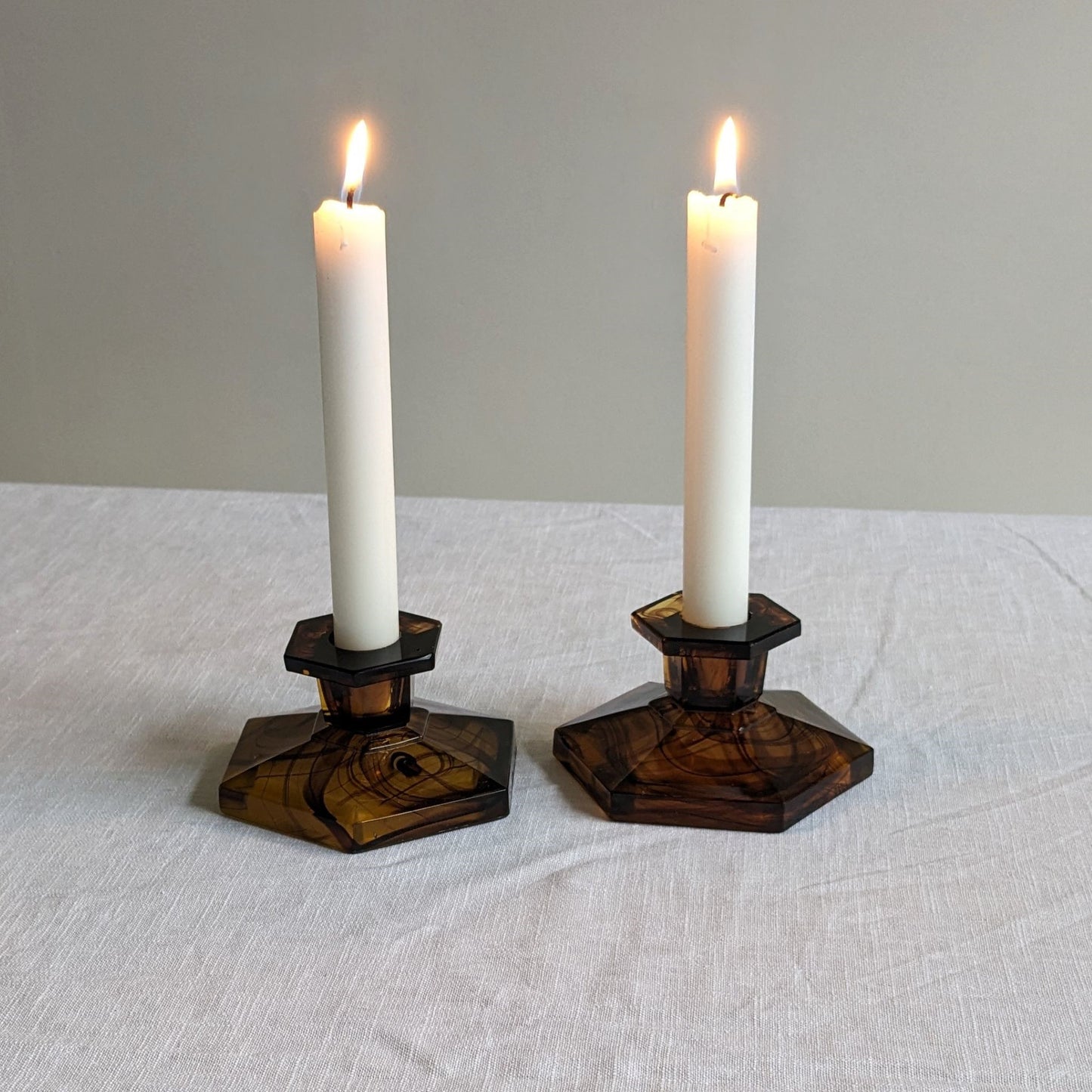 Cloud Glass Candle Holders