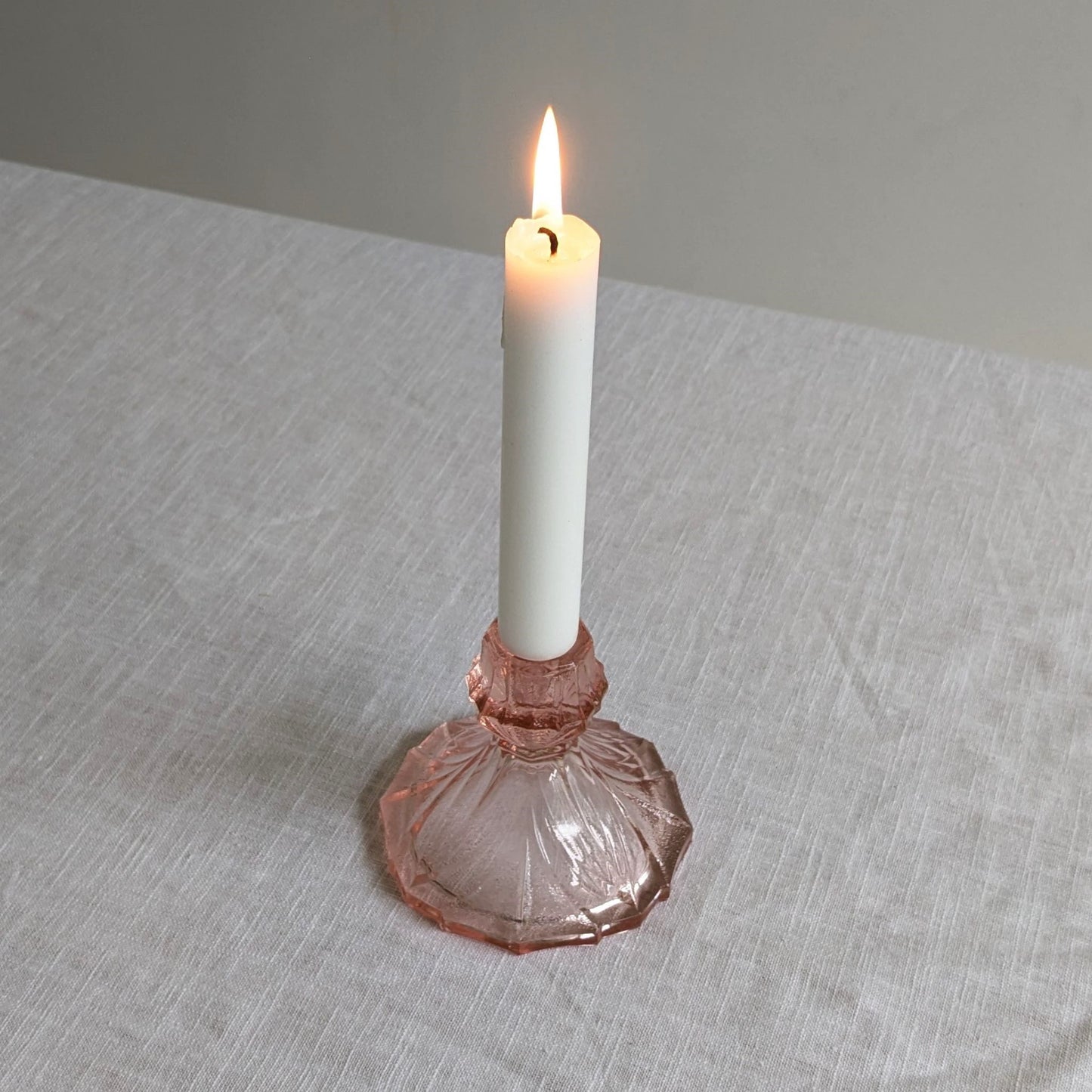 Pink Deco Candle Holder