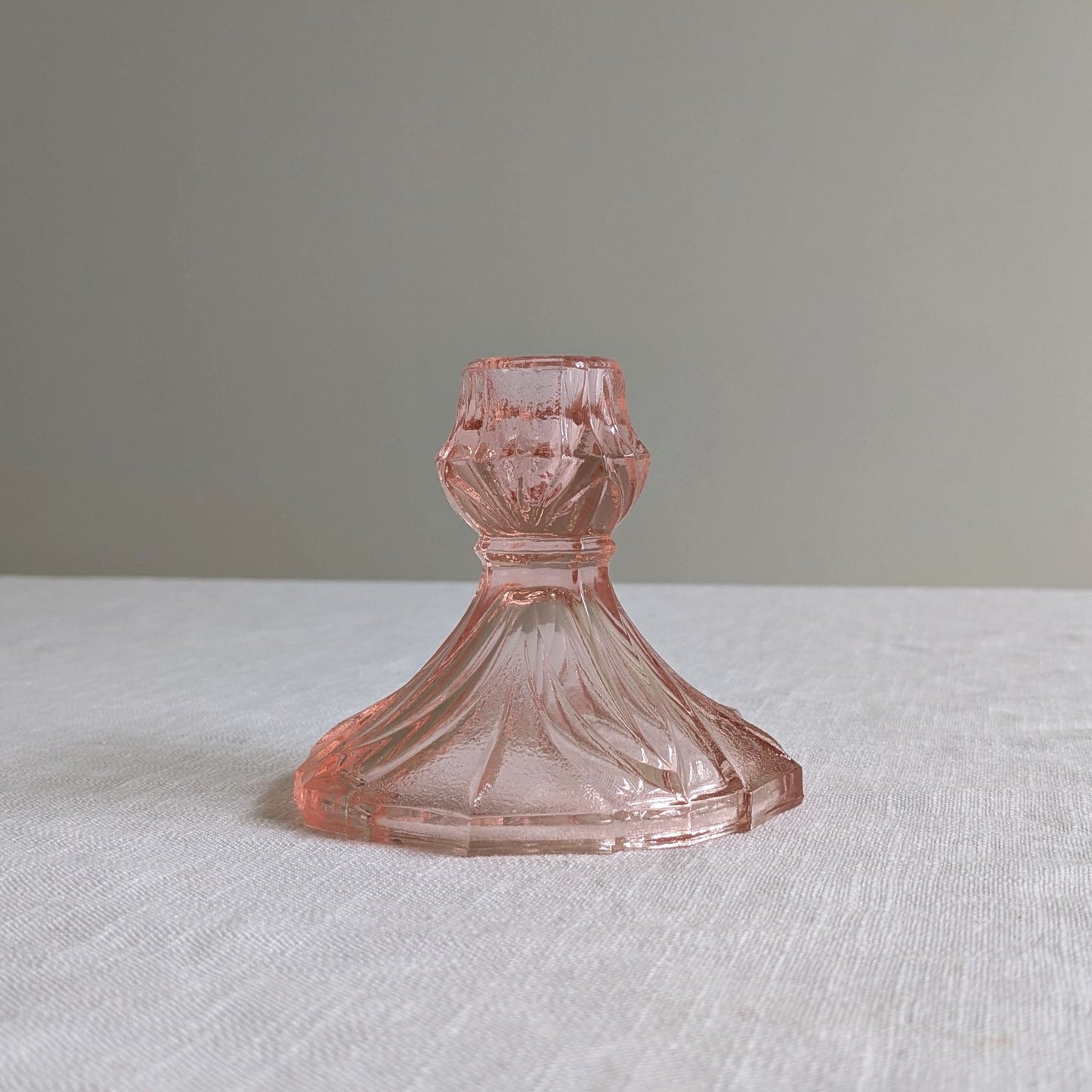 Pink Deco Candle Holder