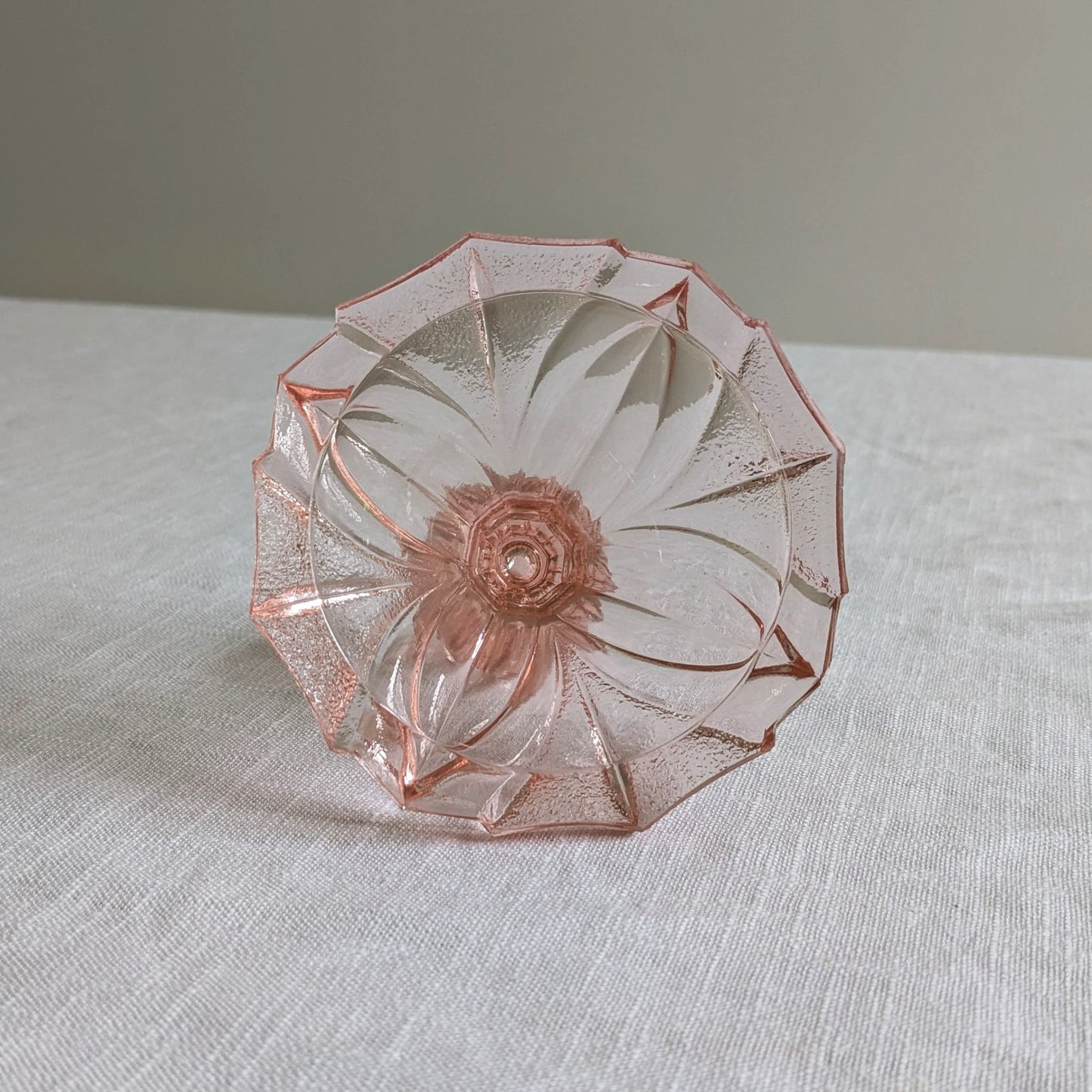 Pink Deco Candle Holder