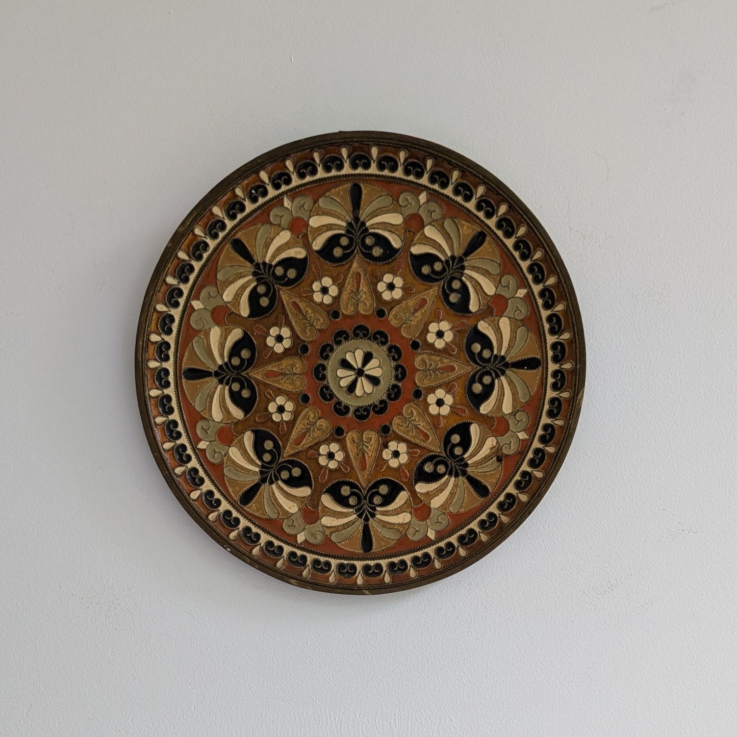 Brass Mandala Wall Plate