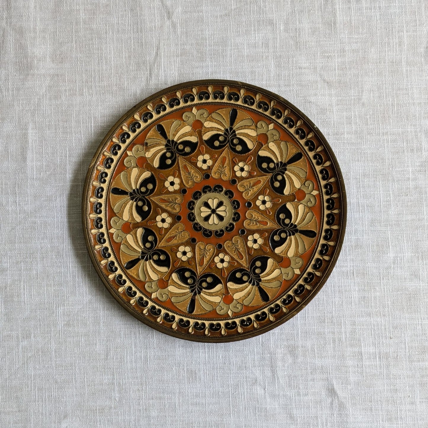 Brass Mandala Wall Plate