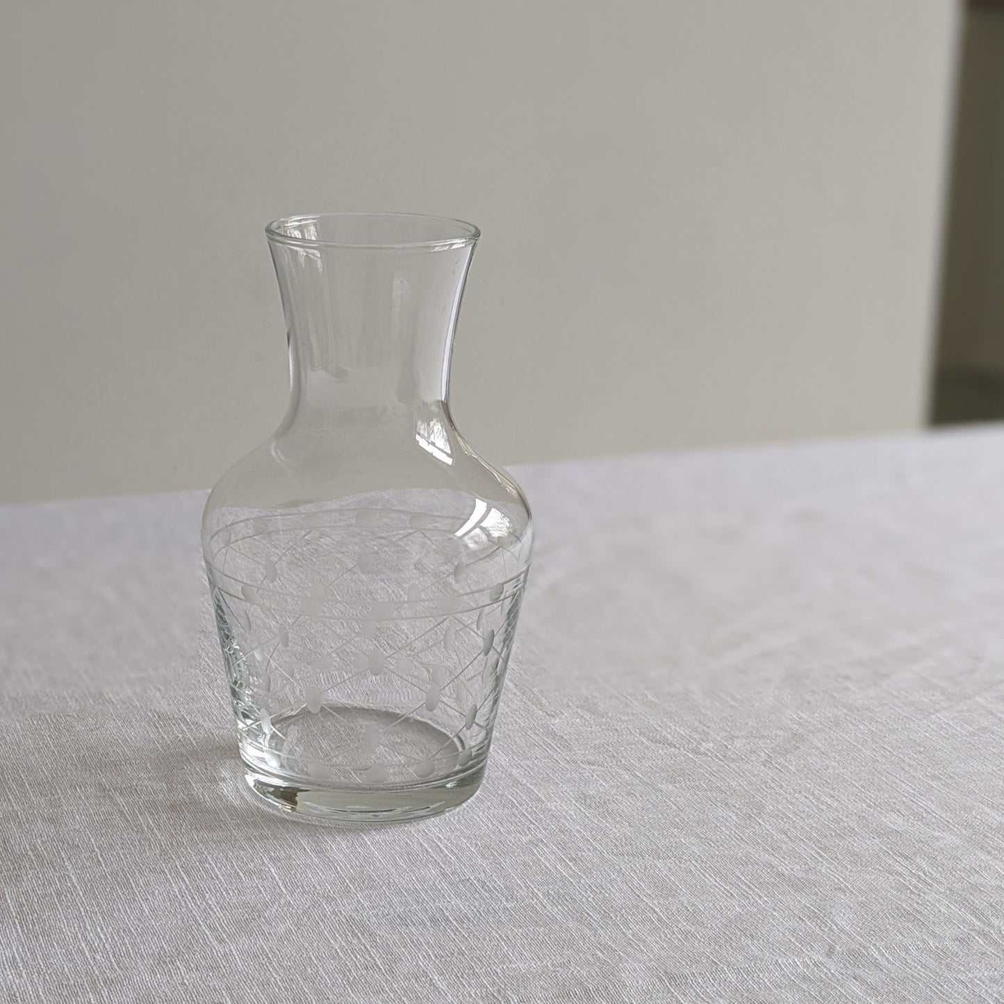 Etched Glass Carafe