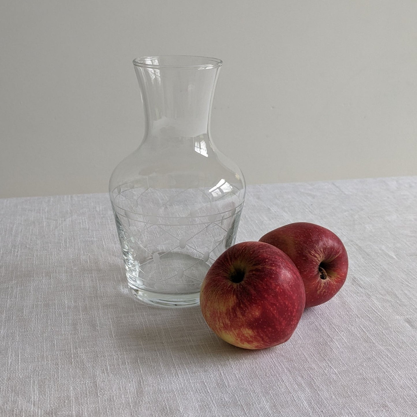 Etched Glass Carafe