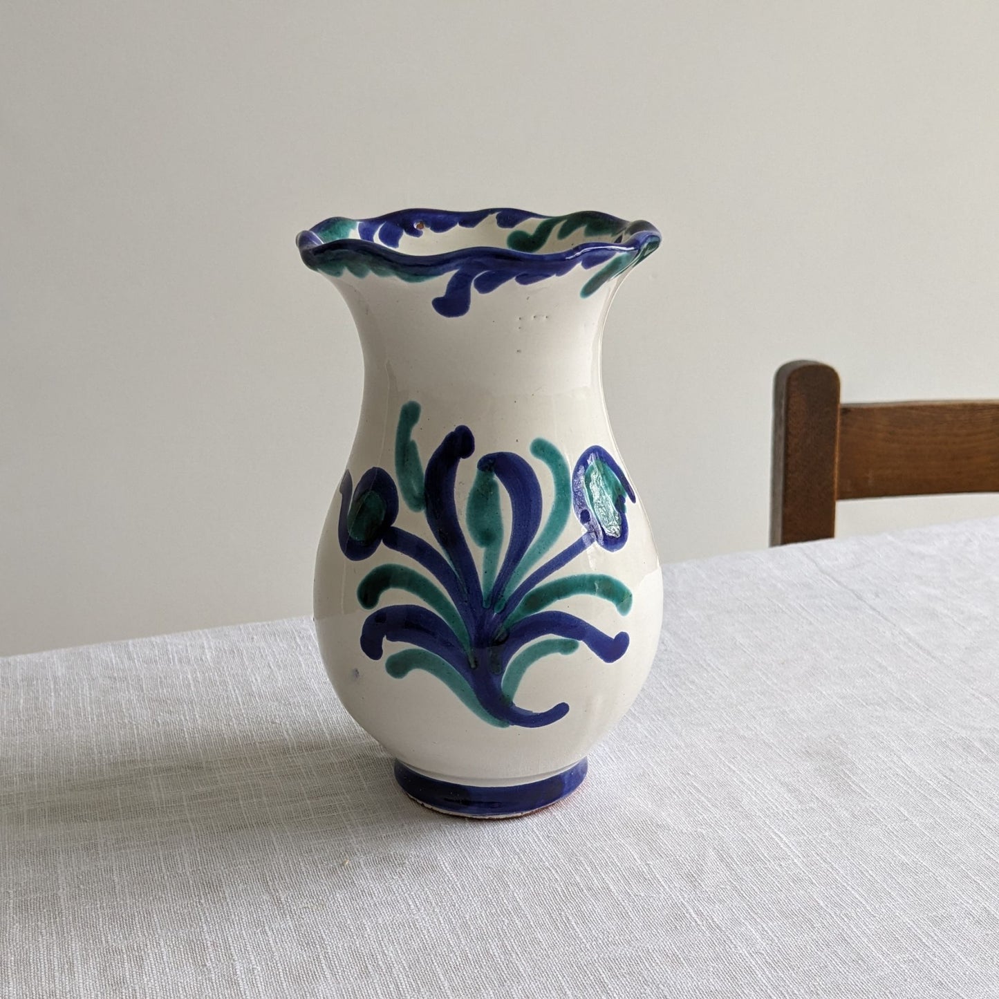 Spanish Fajalauza Vase